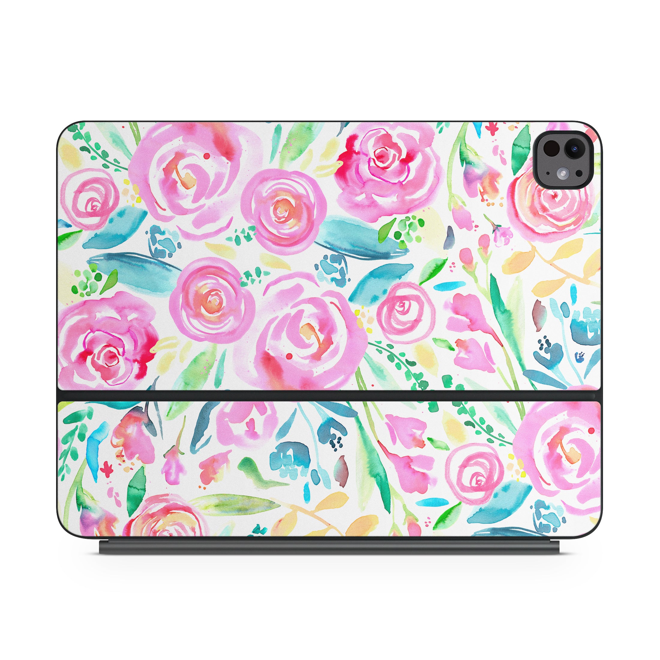 Watercolor Roses - Apple Magic Keyboard for iPad Skin