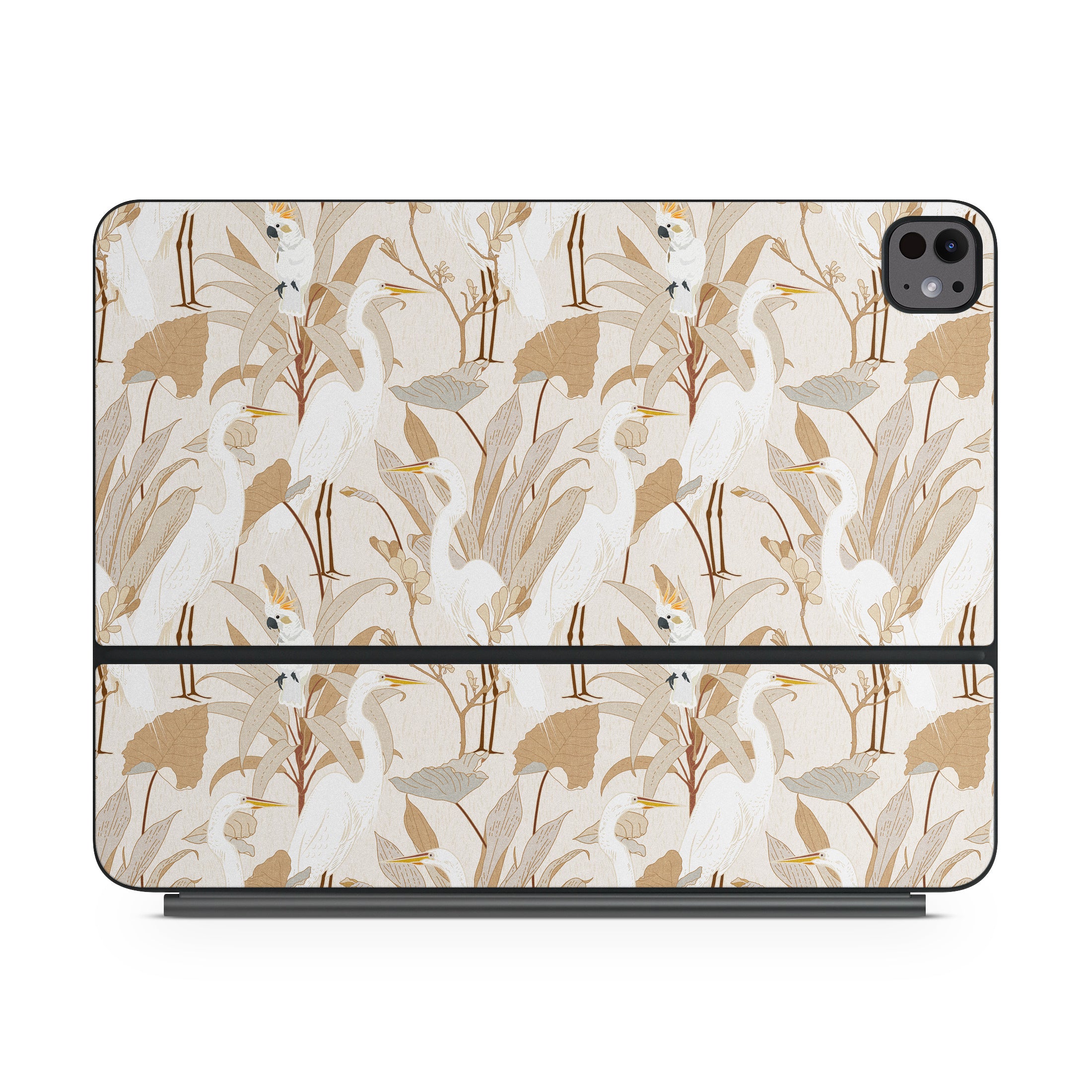 White Cranes Cockatoo - Apple Magic Keyboard for iPad Skin