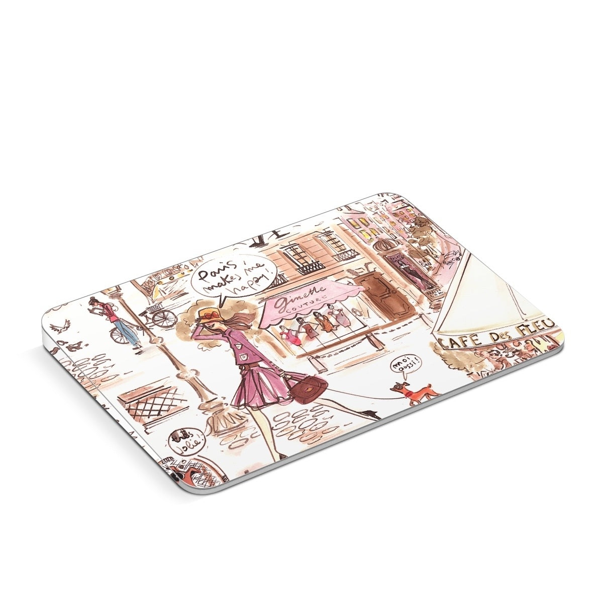 Paris Makes Me Happy - Apple Magic Trackpad Skin