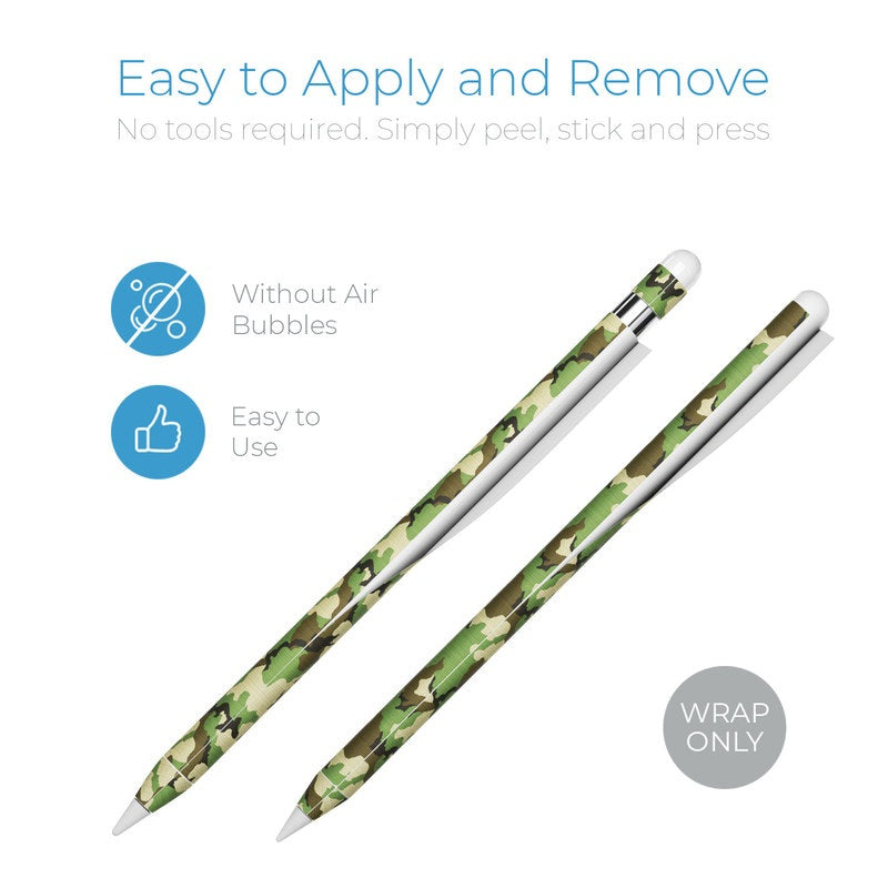 Woodland Camo - Apple Pencil Skin