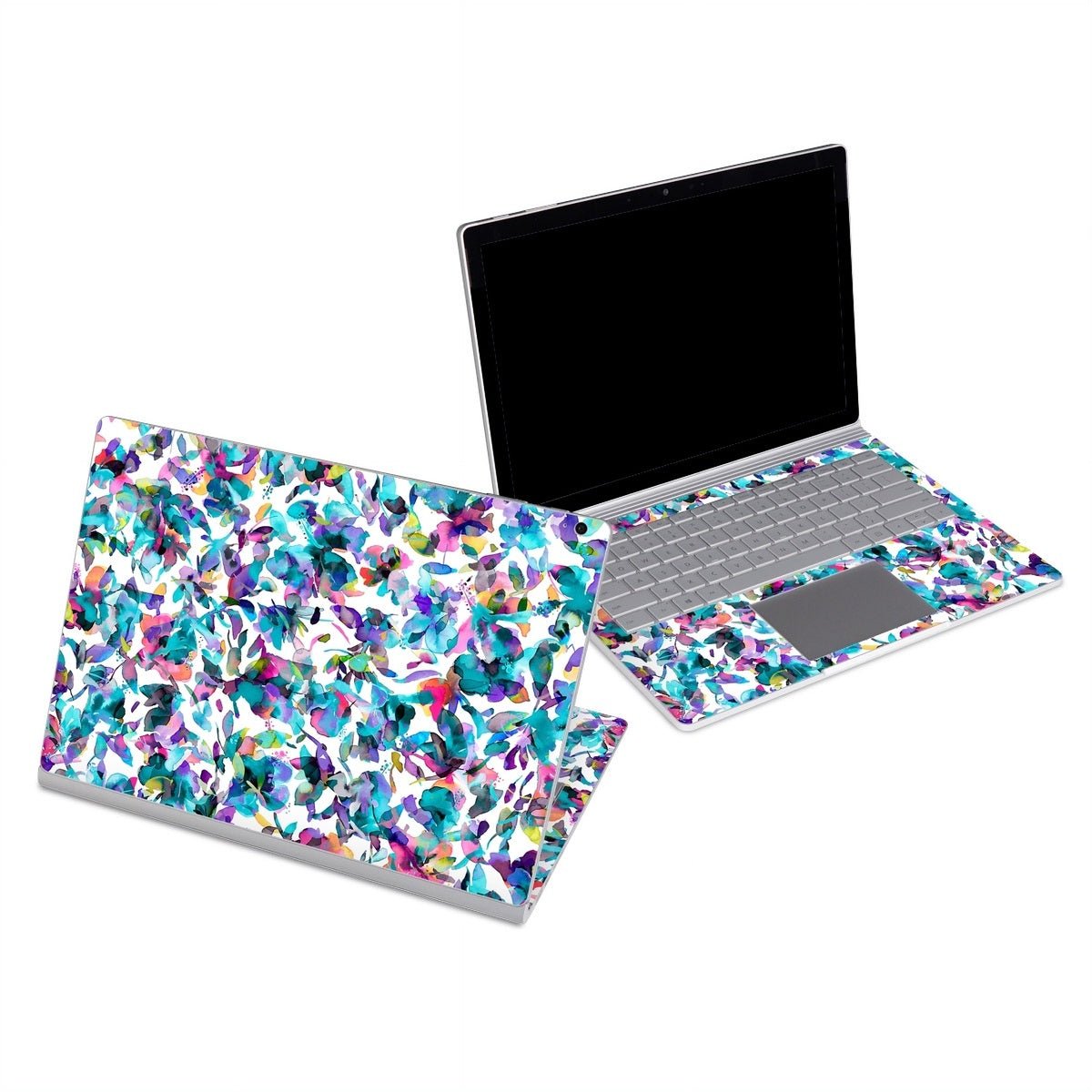 Aquatic Flowers - Microsoft Surface Book Skin - Ninola Design - DecalGirl