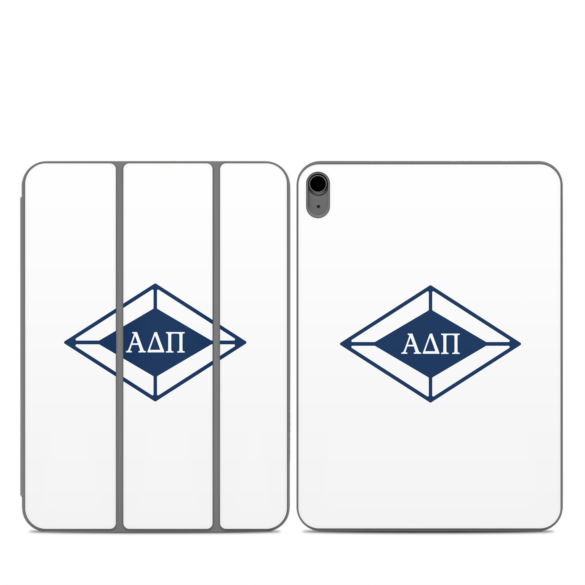 Alpha Delta Pi Diamond Letters White - Apple Smart Folio Skin