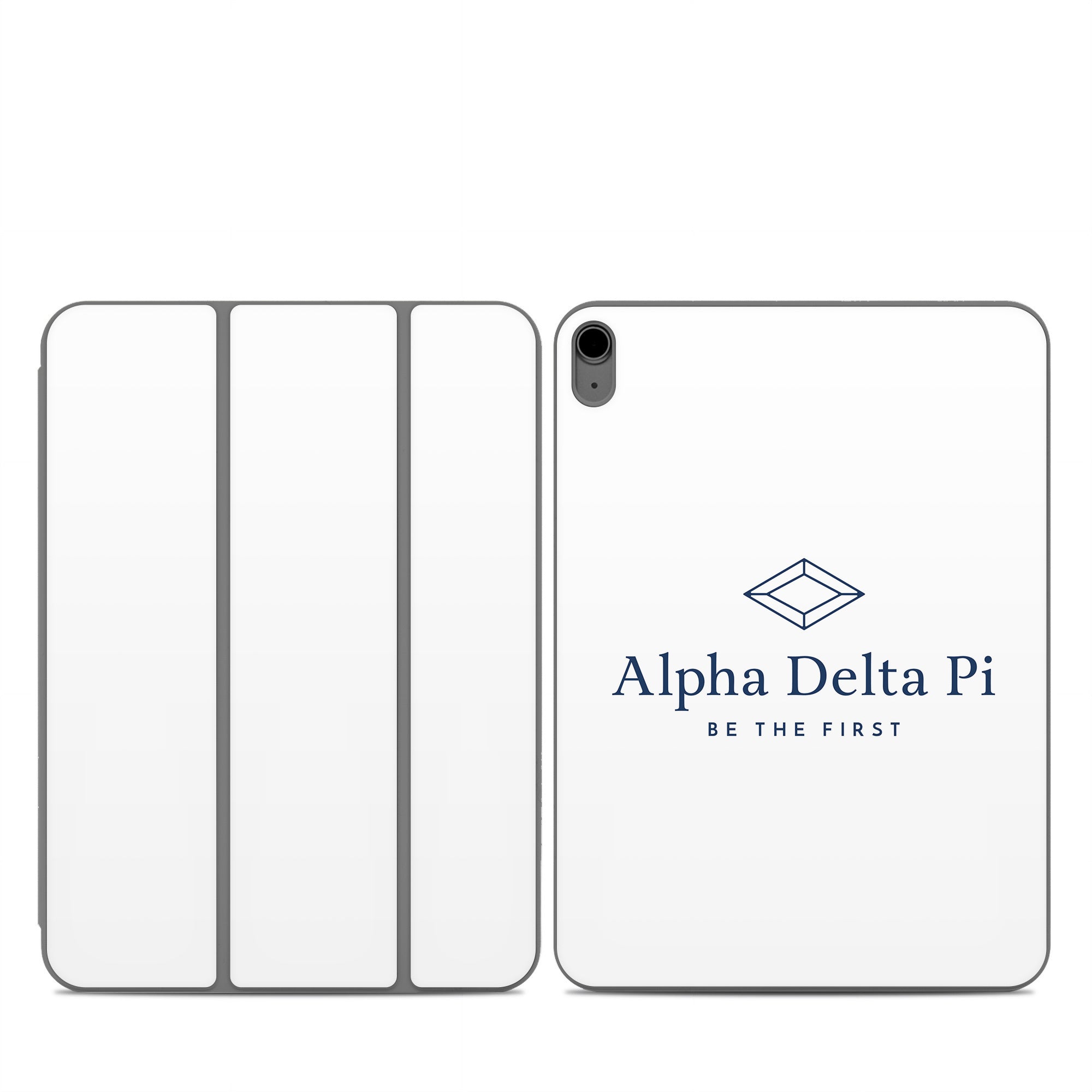 Alpha Delta Pi Primary Logo White - Apple Smart Folio Skin