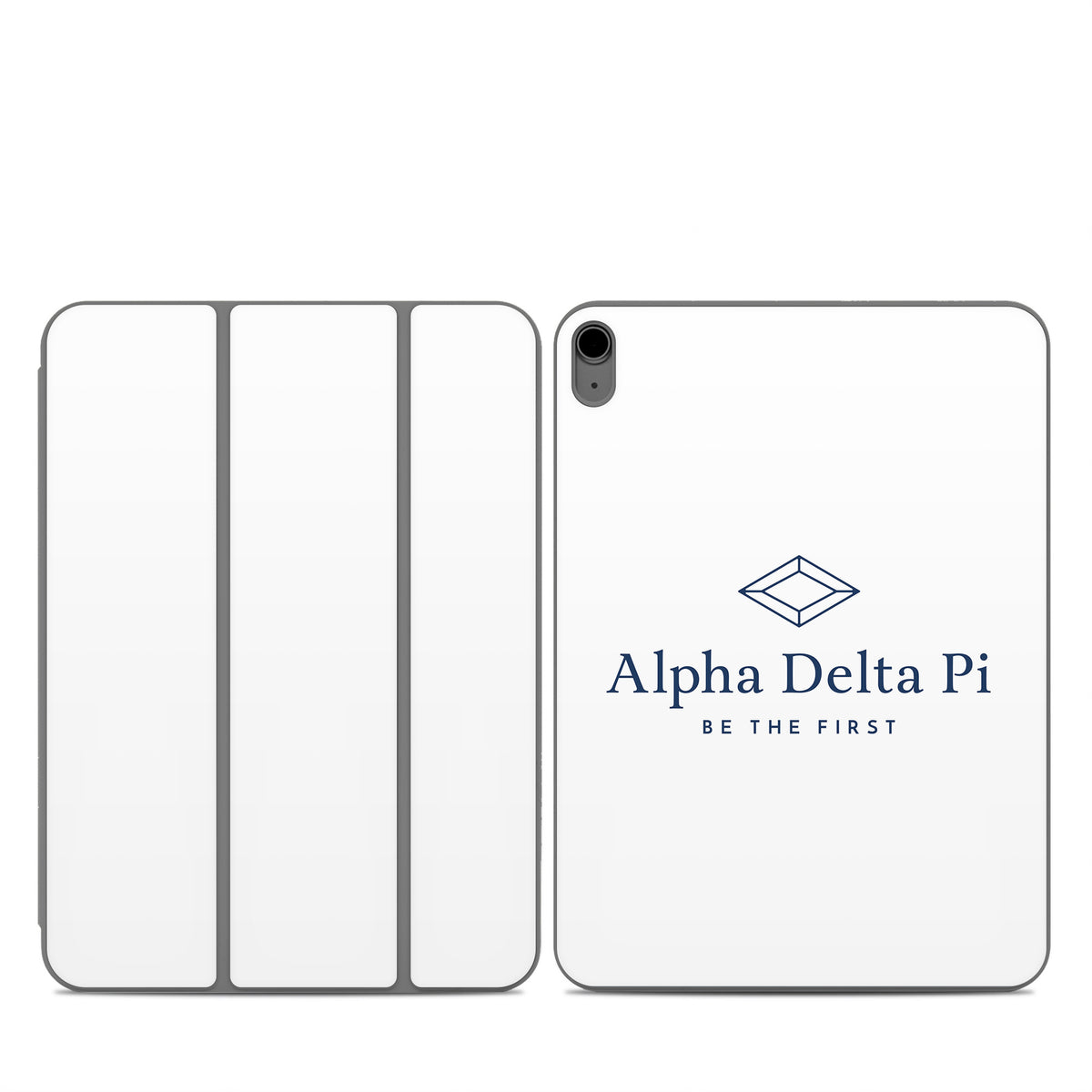 Alpha Delta Pi Primary Logo White - Apple Smart Folio Skin
