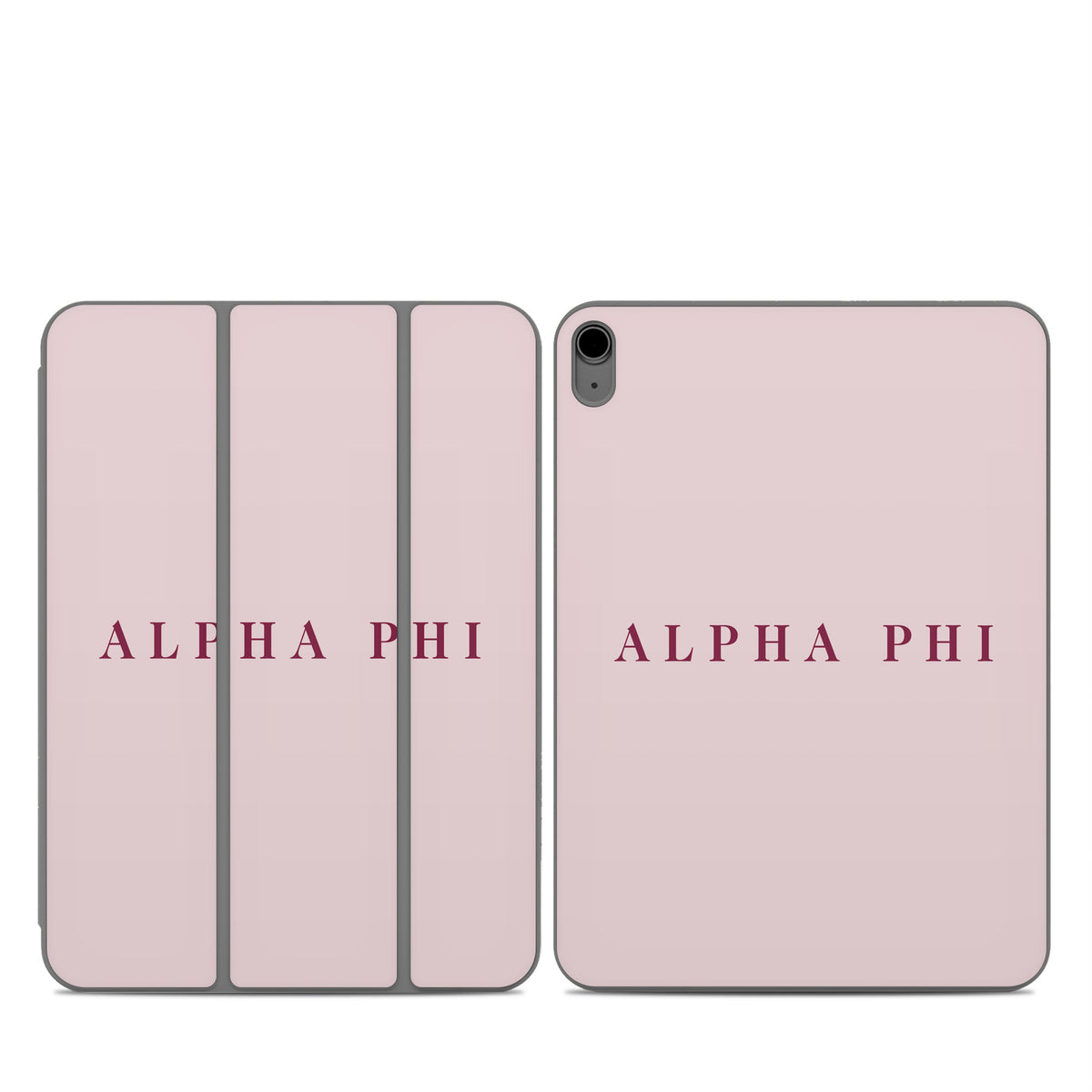 Alpha Phi Wordmark Ivory - Apple Smart Folio Skin