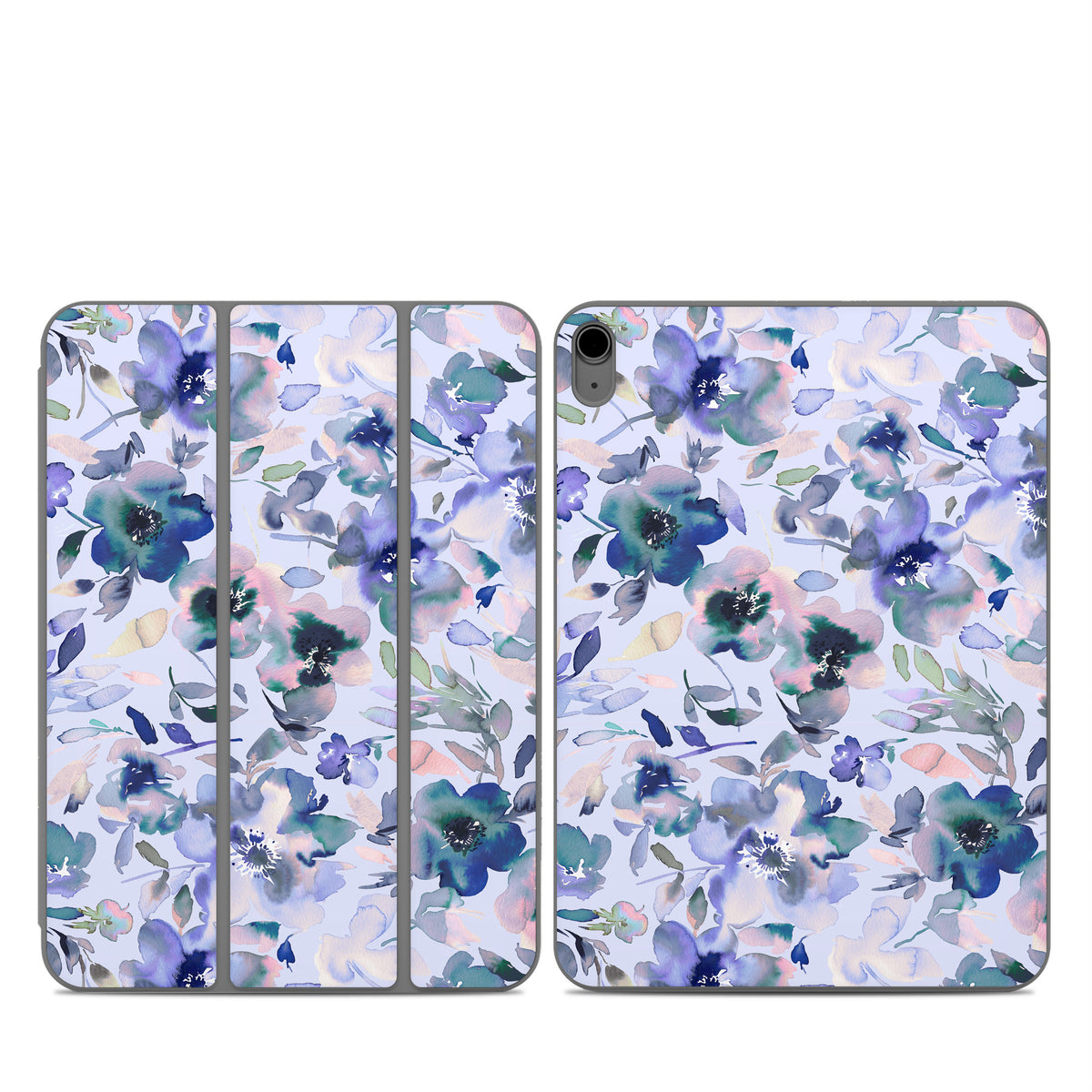Aquatic Artistic Flowers - Apple Smart Folio Skin