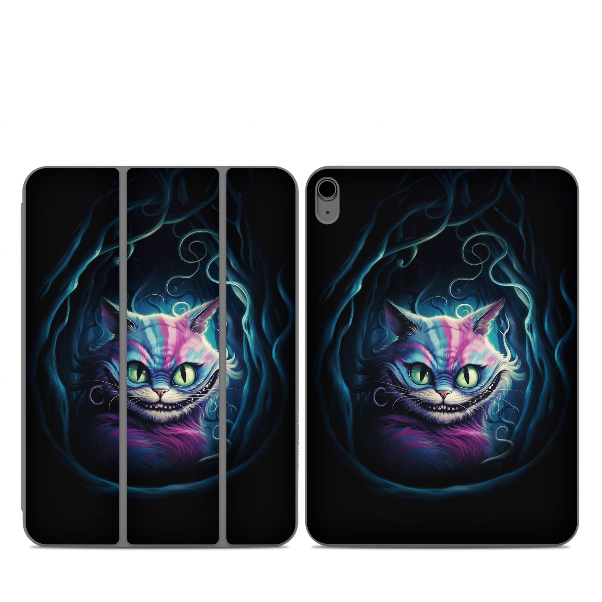Blue Cheshire Cat - Apple Smart Folio Skin