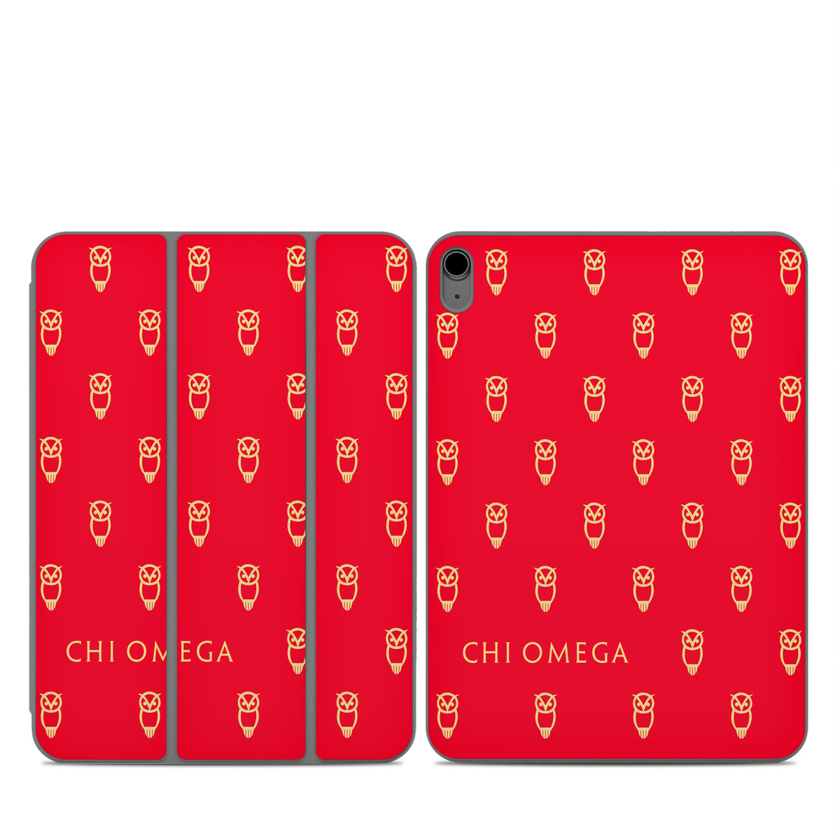 Chi Omega Owl Pattern - Apple Smart Folio Skin