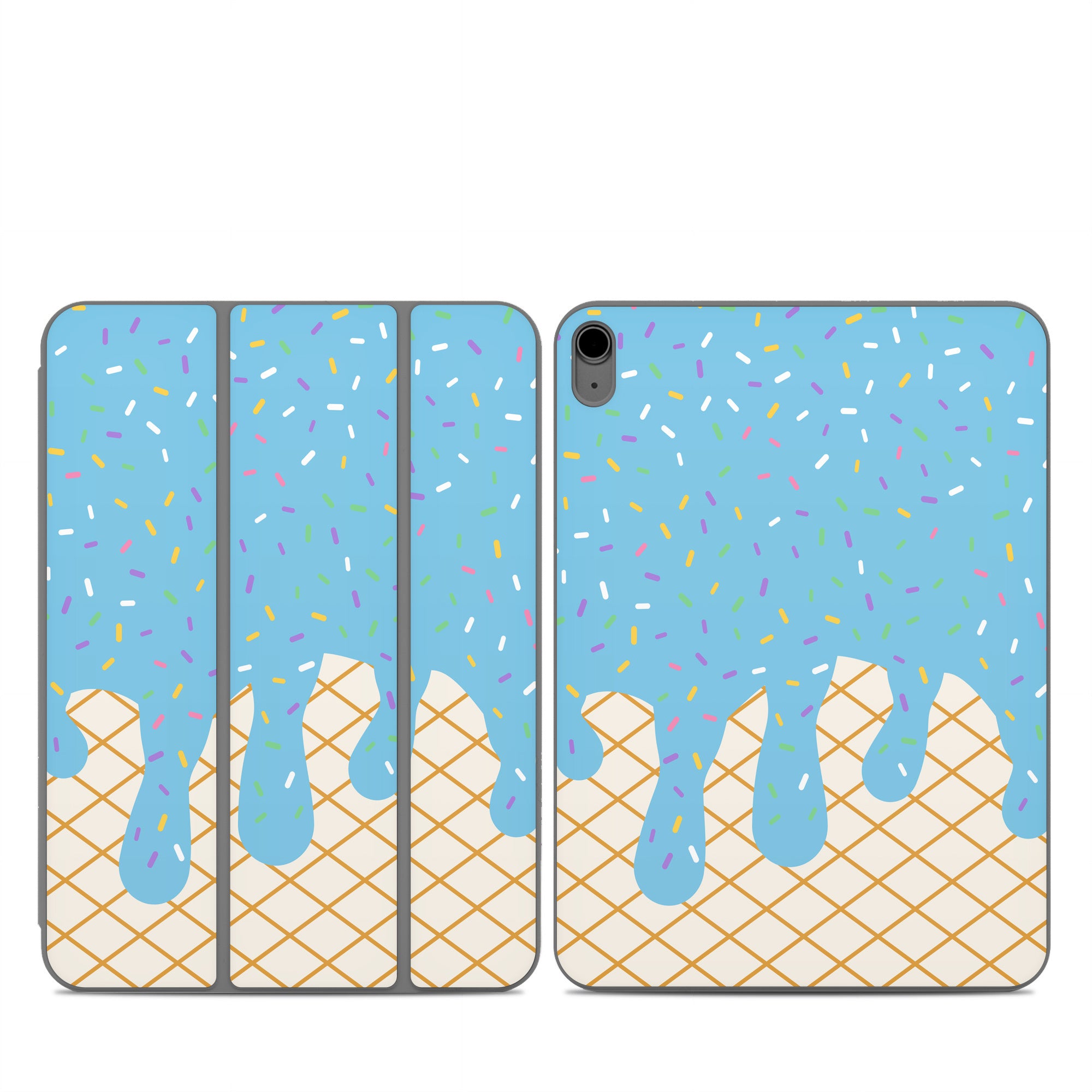 Cotton Candy Ice Cream Drip - Apple Smart Folio Skin