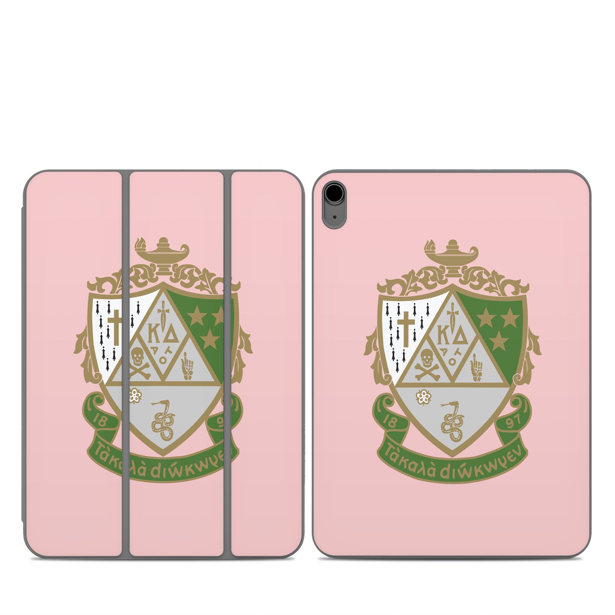 Kappa Delta Crest Blush Pink - Apple Smart Folio Skin
