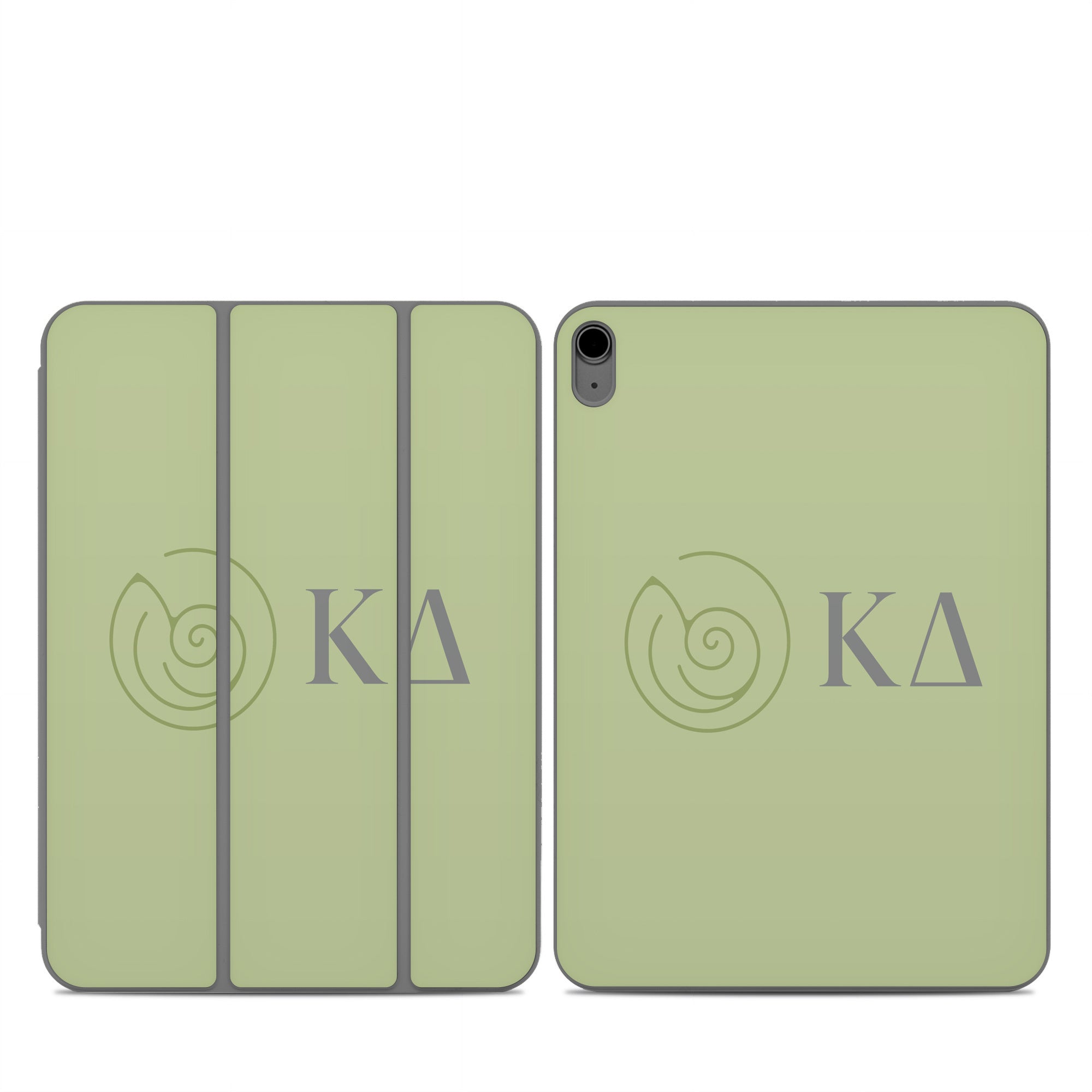 Kappa Delta Greek Letters Light Olive - Apple Smart Folio Skin