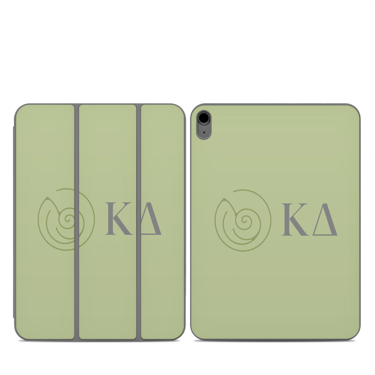 Kappa Delta Greek Letters Light Olive - Apple Smart Folio Skin