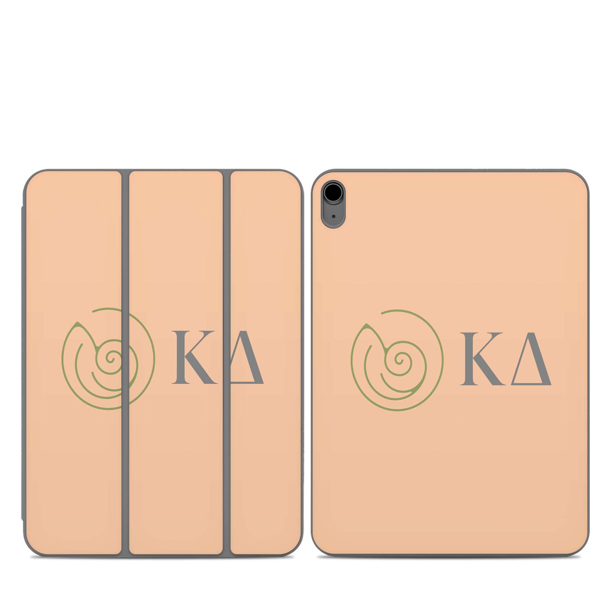 Kappa Delta Greek Letters Empowered Peach - Apple Smart Folio Skin