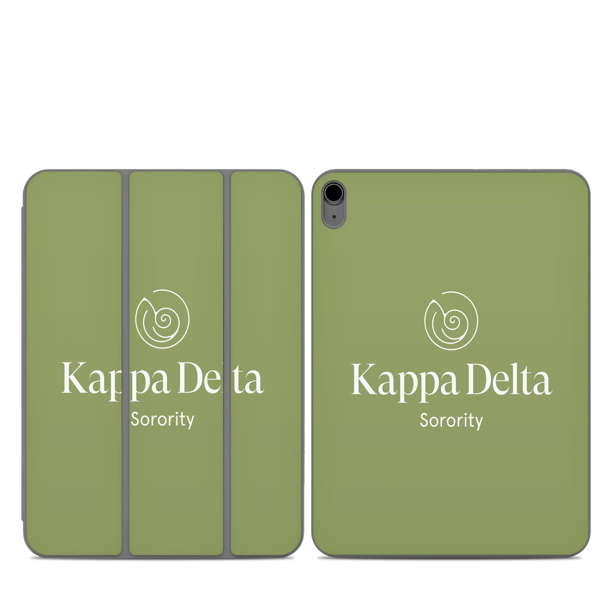 Kappa Delta Primary Logo KD Olive - Apple Smart Folio Skin