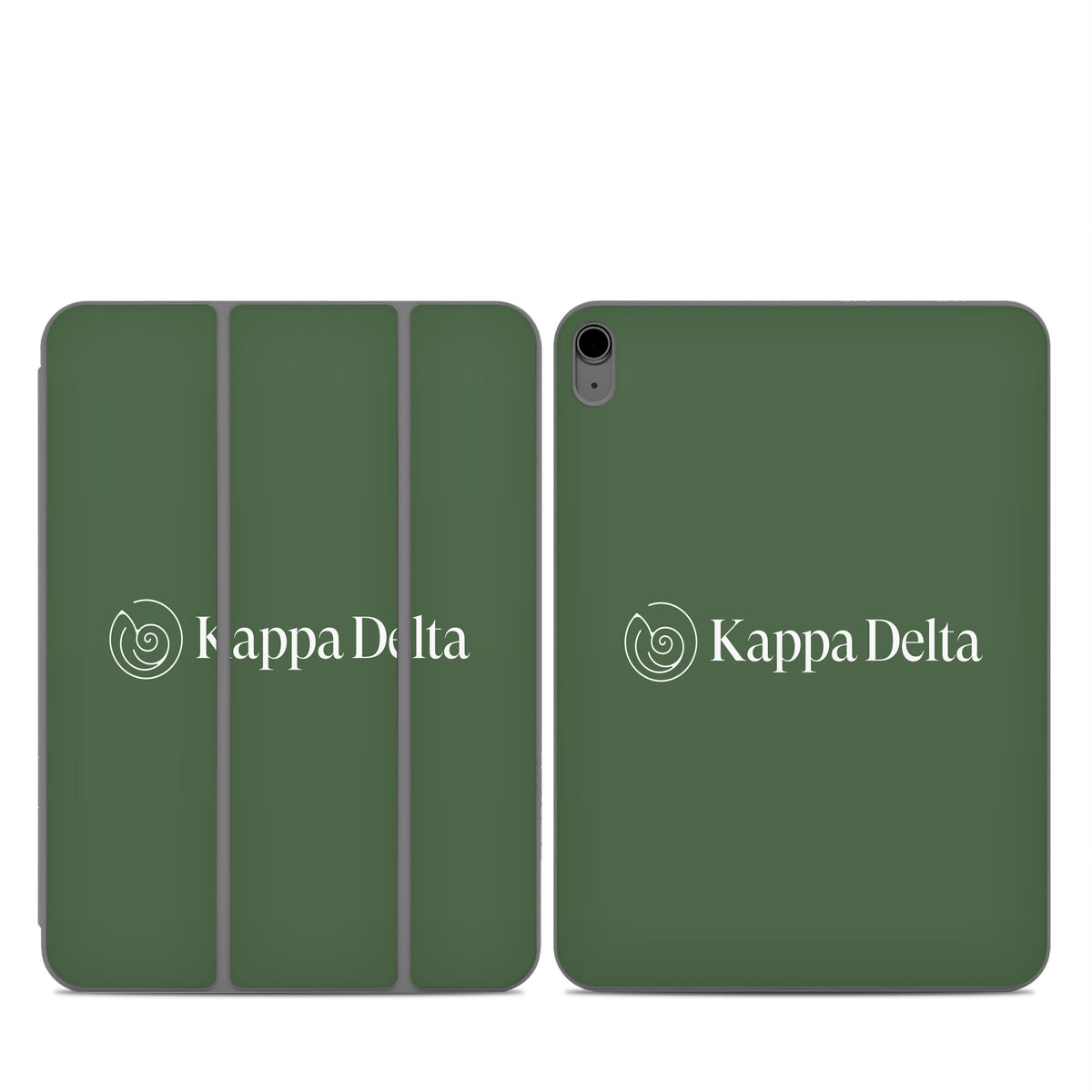 Kappa Delta Secondary Logo Dark Olive - Apple Smart Folio Skin