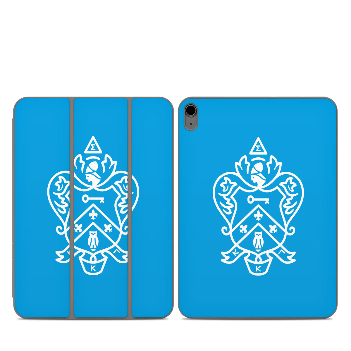 Kappa Kappa Gamma Coat of Arms Gamma Blue - Apple Smart Folio Skin