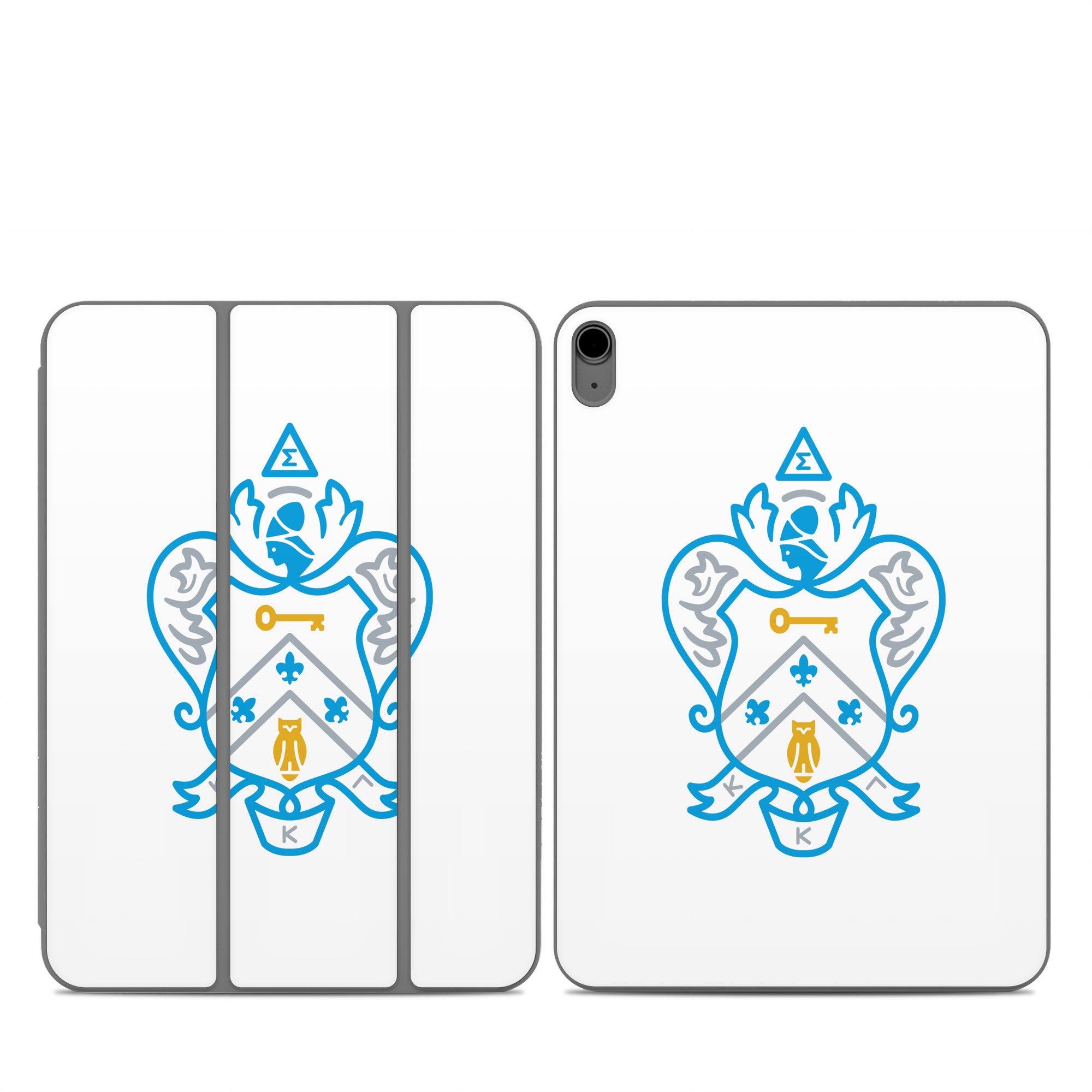 Kappa Kappa Gamma Coat of Arms White - Apple Smart Folio Skin