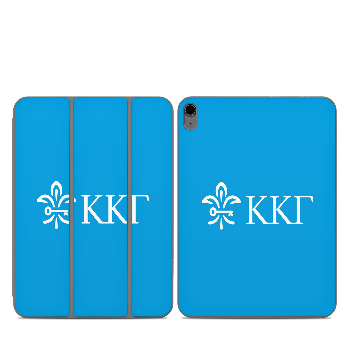 Kappa Kappa Gamma Letterkey Horizontal Gamma Blue - Apple Smart Folio Skin