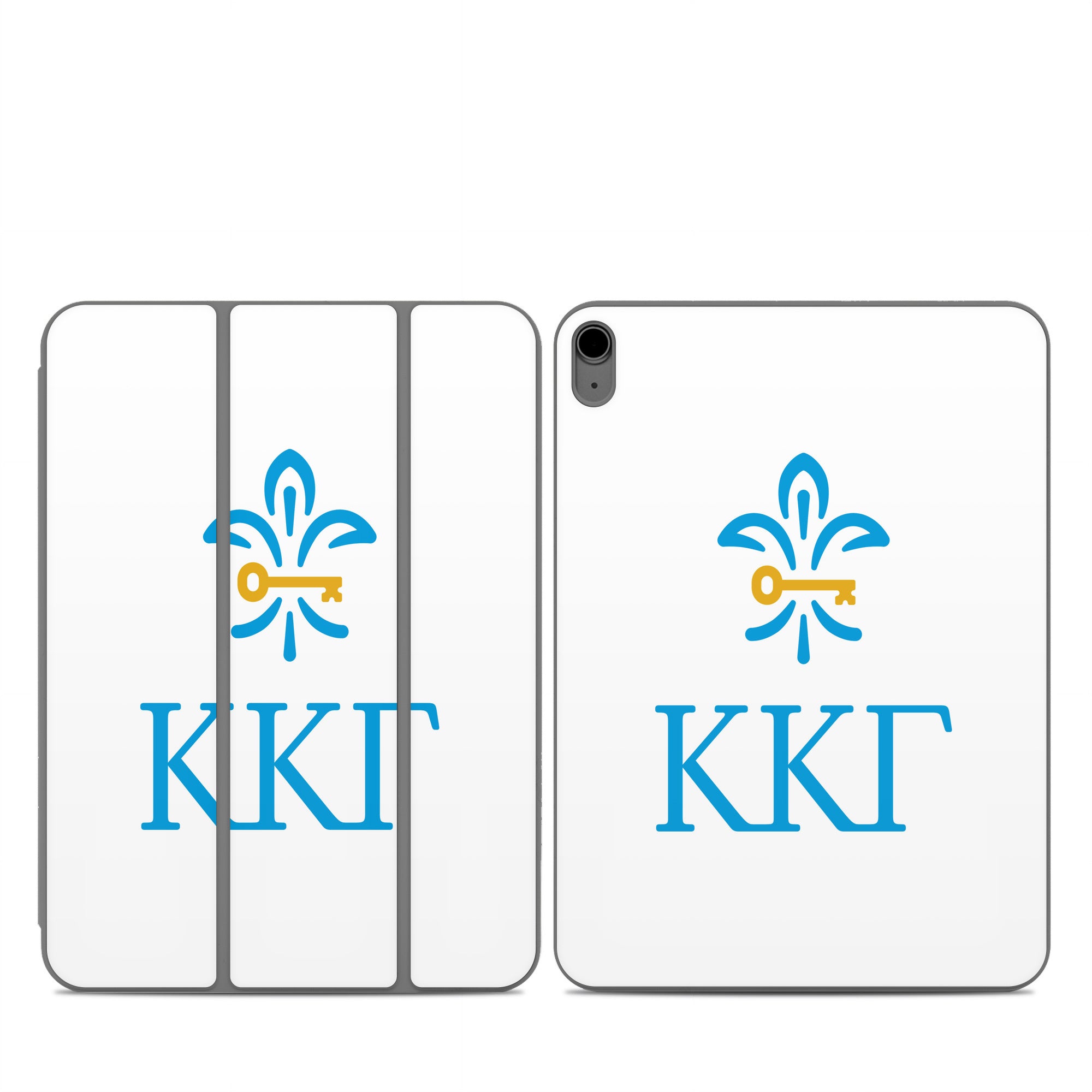 Kappa Kappa Gamma Letterkey Vertical White - Apple Smart Folio Skin