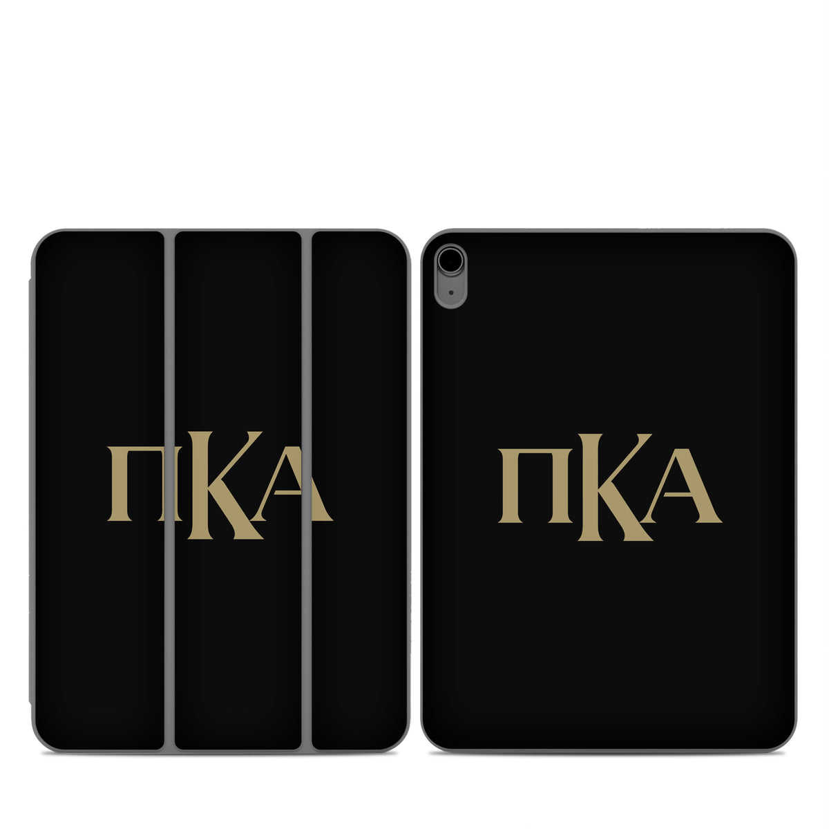 Pi Kappa Alpha Greek Letters Black - Apple Smart Folio Skin
