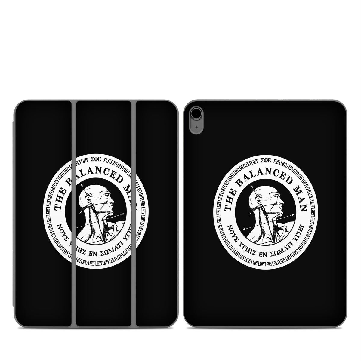 Sigma Phi Epsilon Balanced Man Black - Apple Smart Folio Skin