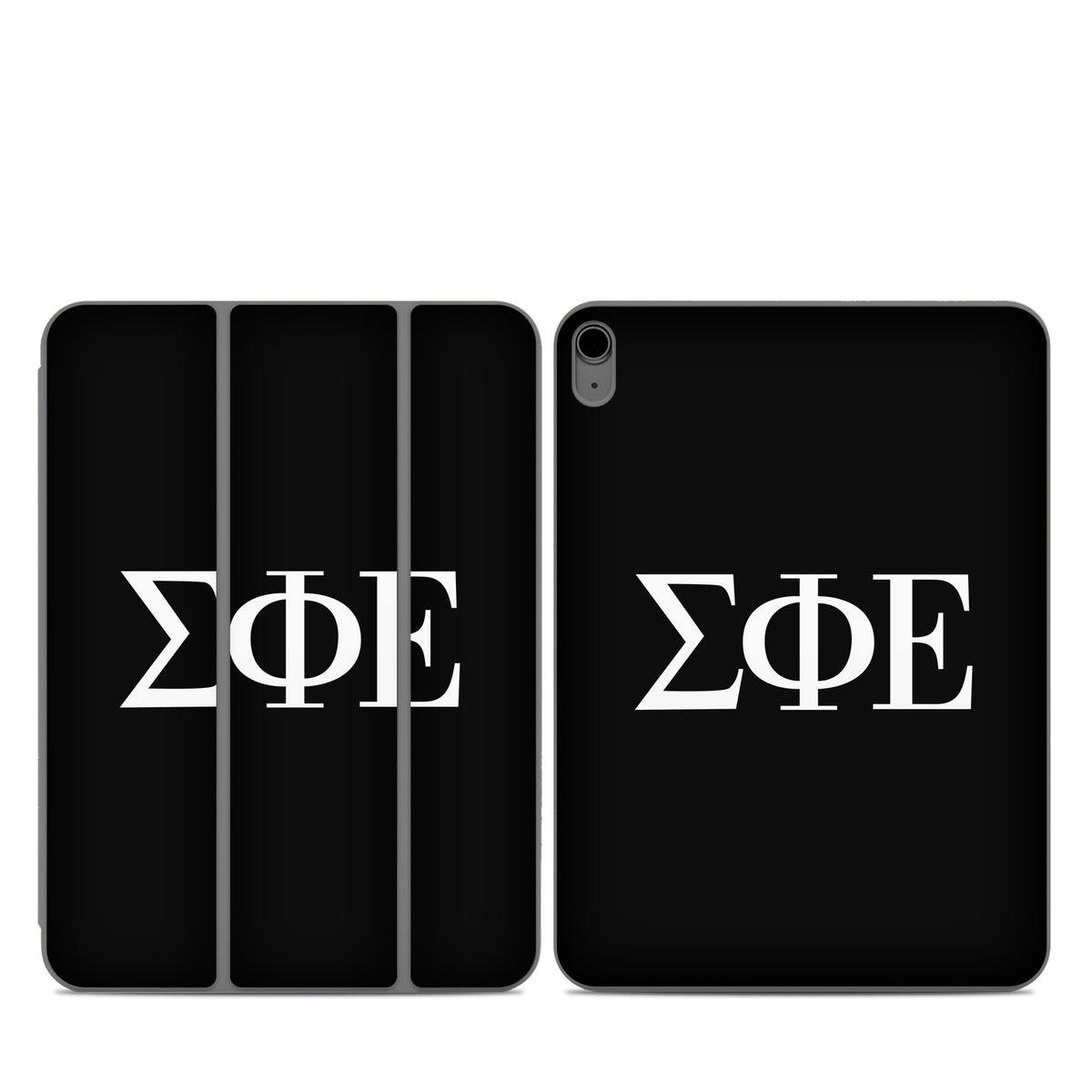 Sigma Phi Epsilon Greek Letters Black - Apple Smart Folio Skin