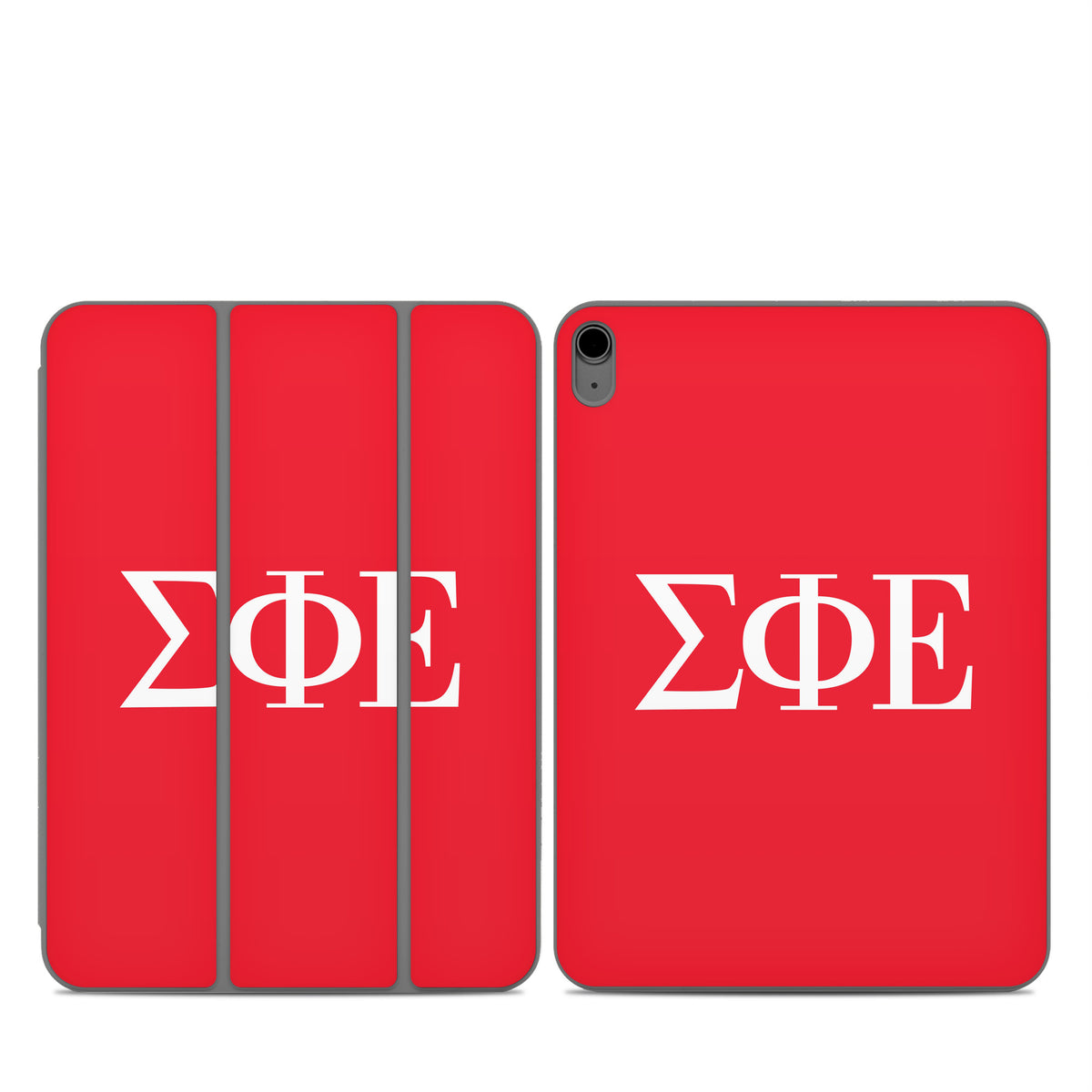 Sigma Phi Epsilon Greek Letters Red - Apple Smart Folio Skin