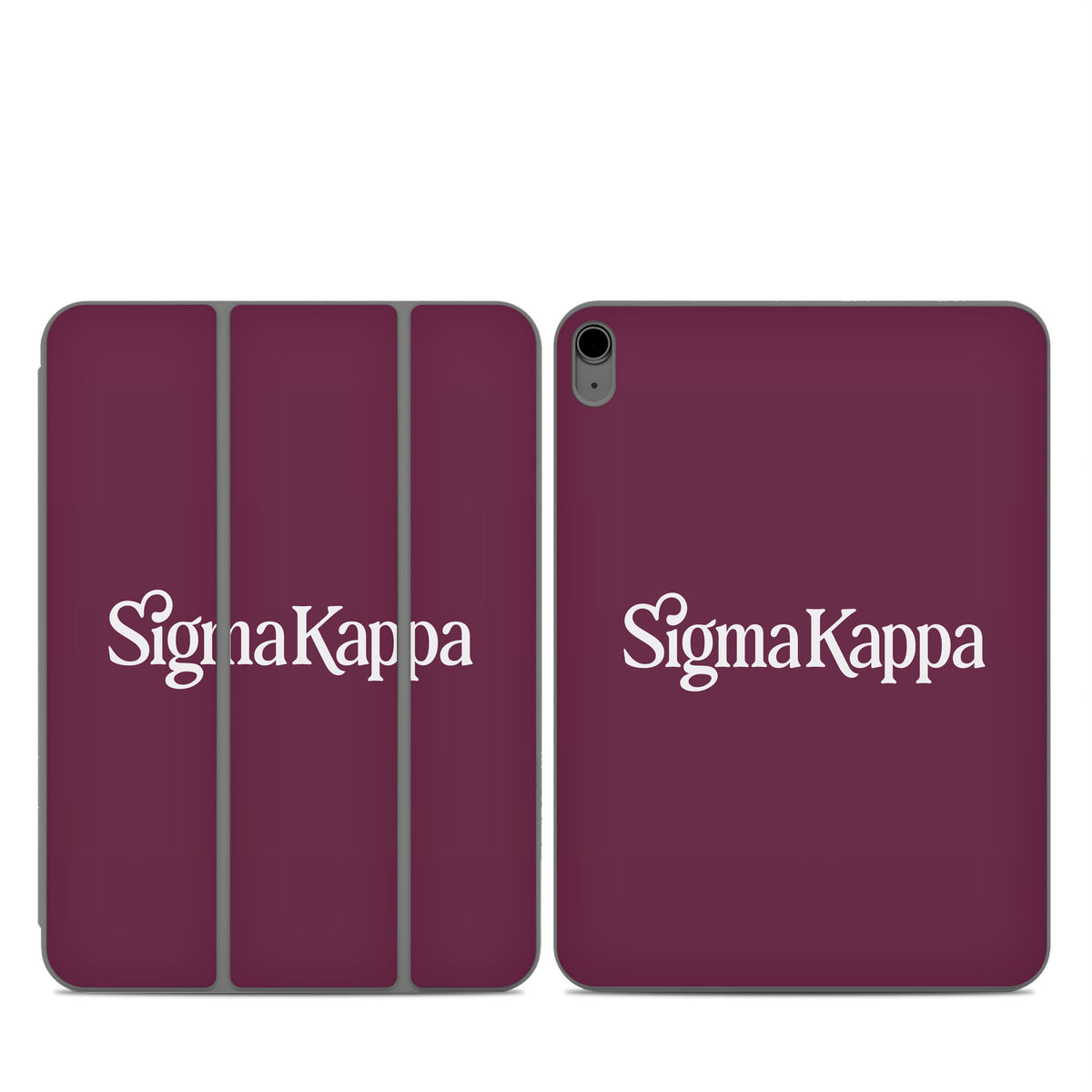 Sigma Kappa Primary Logo Dove Love on Mary Maroon - Apple Smart Folio Skin
