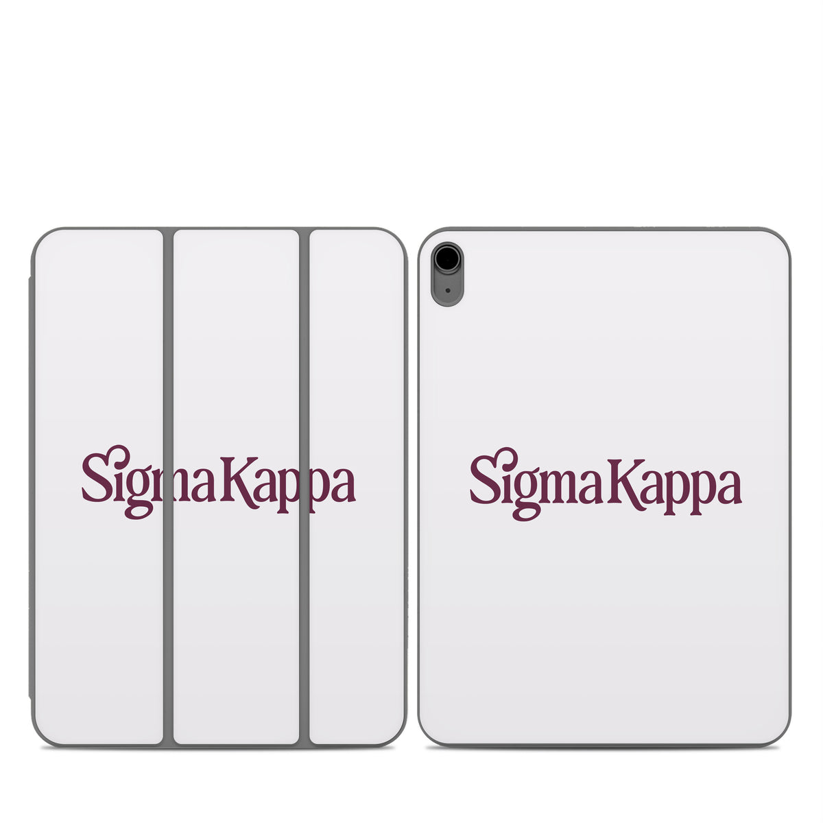 Sigma Kappa Primary Logo Mary Maroon on Dove Love - Apple Smart Folio Skin