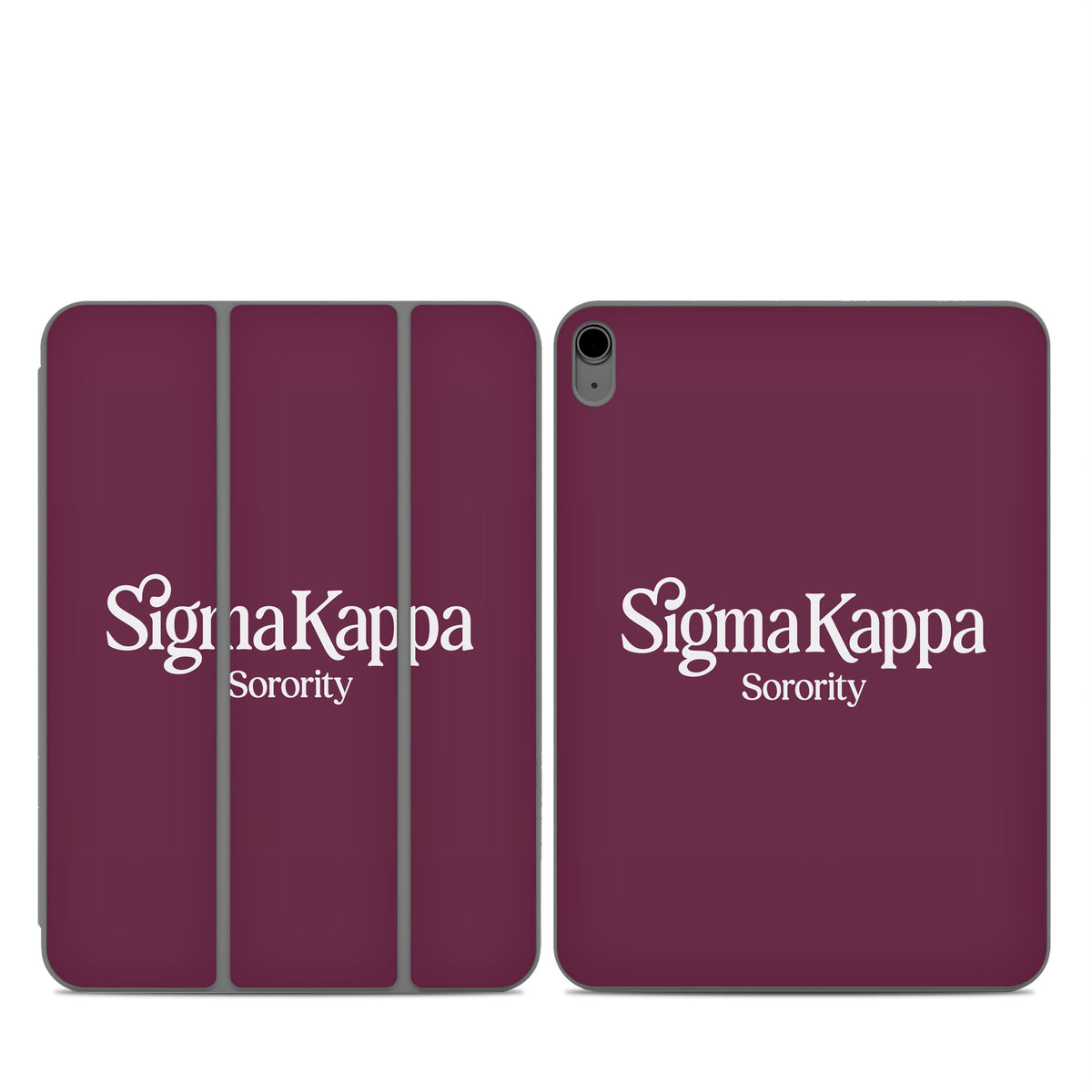 Sigma Kappa Sorority Logo Dove Love on Mary Maroon - Apple Smart Folio Skin