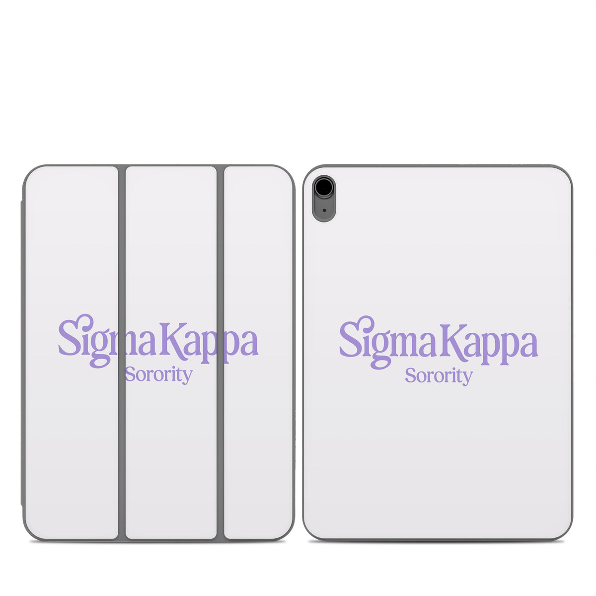 Sigma Kappa Sorority Logo Legacy Lavender on Dove Love - Apple Smart Folio Skin