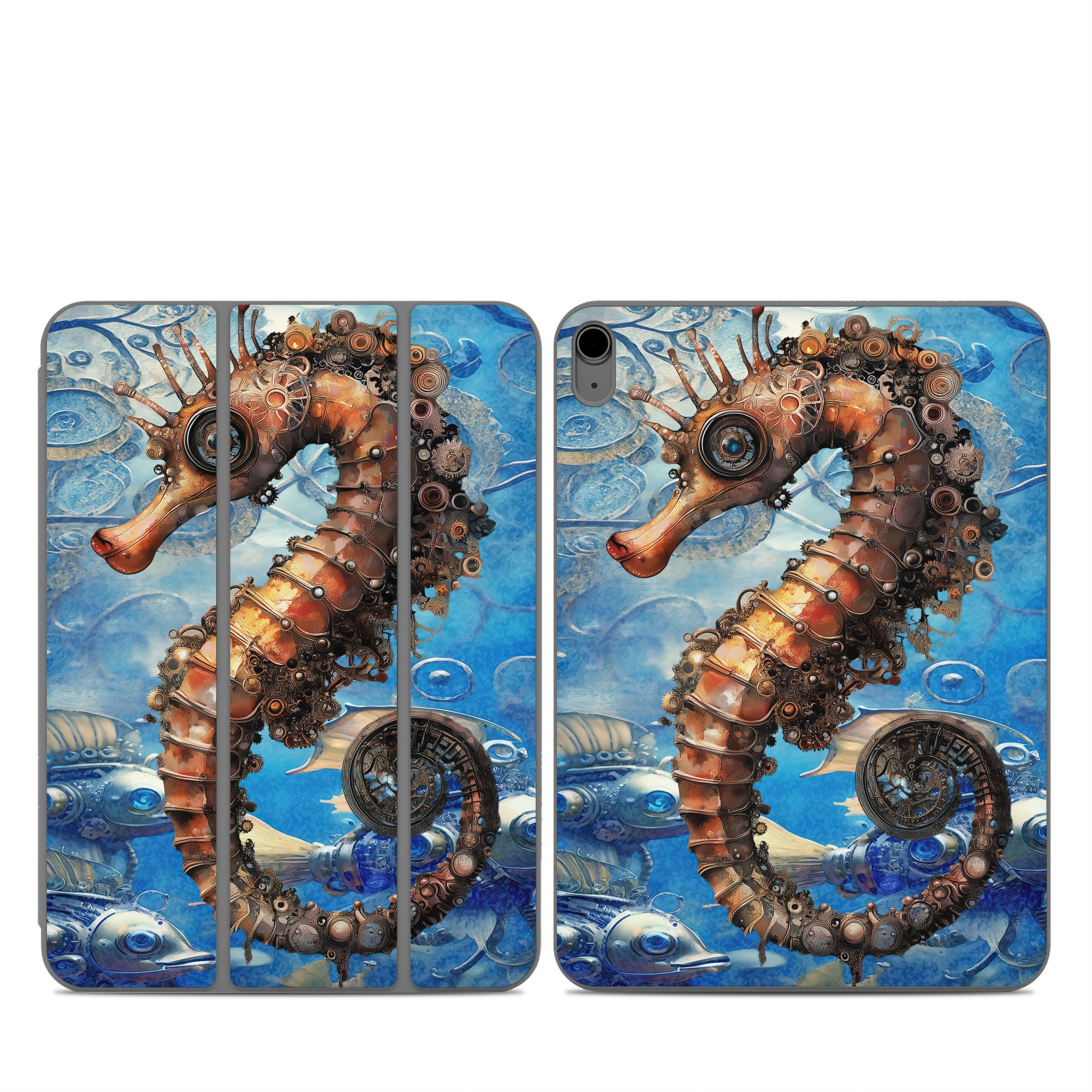 Steampunk Seahorse - Apple Smart Folio Skin