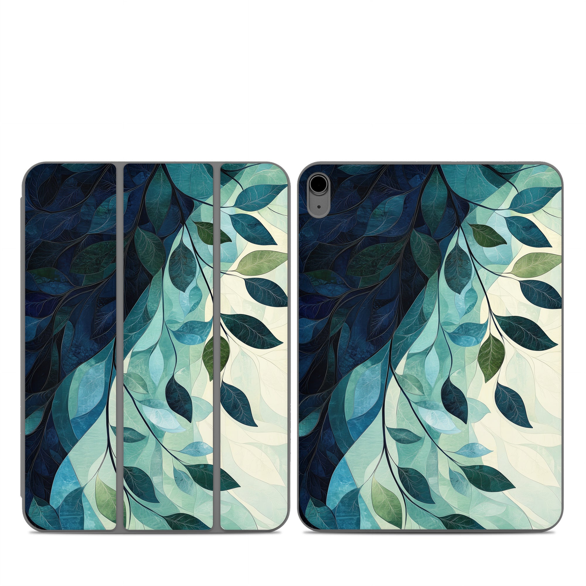 Teal and Indigo - Apple Smart Folio Skin