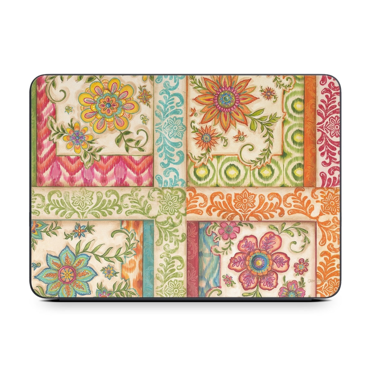 Ikat Floral - Apple Smart Keyboard Folio Skin