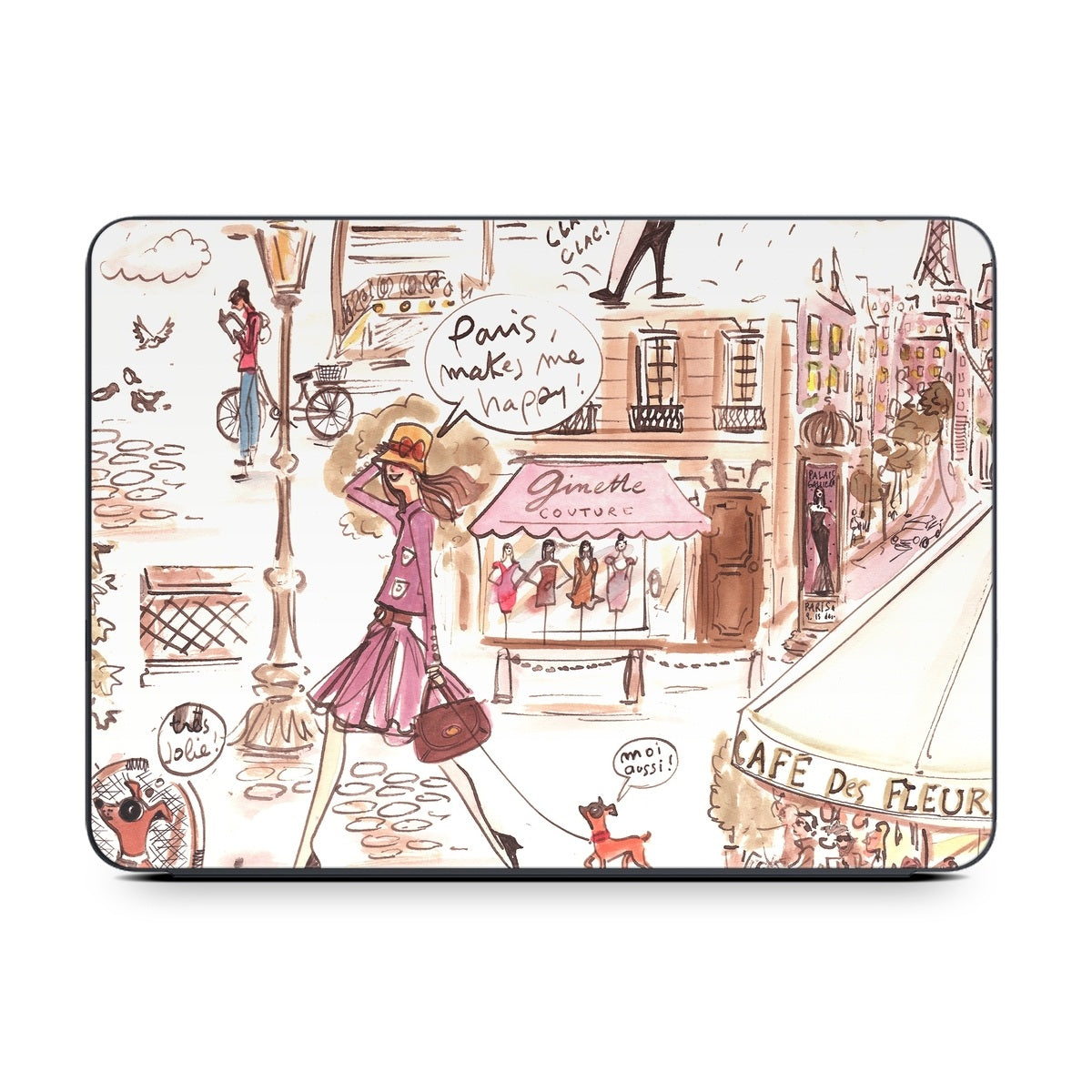 Paris Makes Me Happy - Apple Smart Keyboard Folio Skin