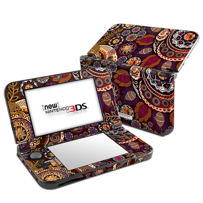 Autumn Mehndi - Nintendo 3DS LL Skin - Fusion Idol - DecalGirl