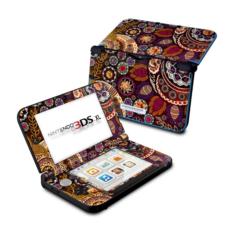 Autumn Mehndi - Nintendo 3DS XL Skin - Fusion Idol - DecalGirl