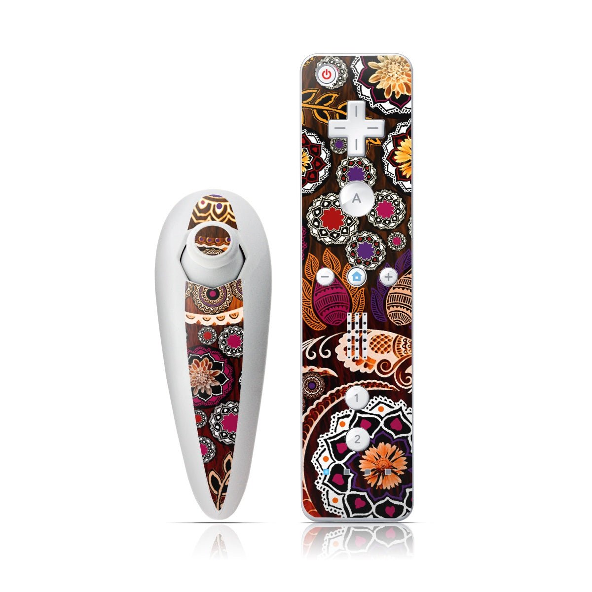 Autumn Mehndi - Nintendo Wii Nunchuk Skin - Fusion Idol - DecalGirl