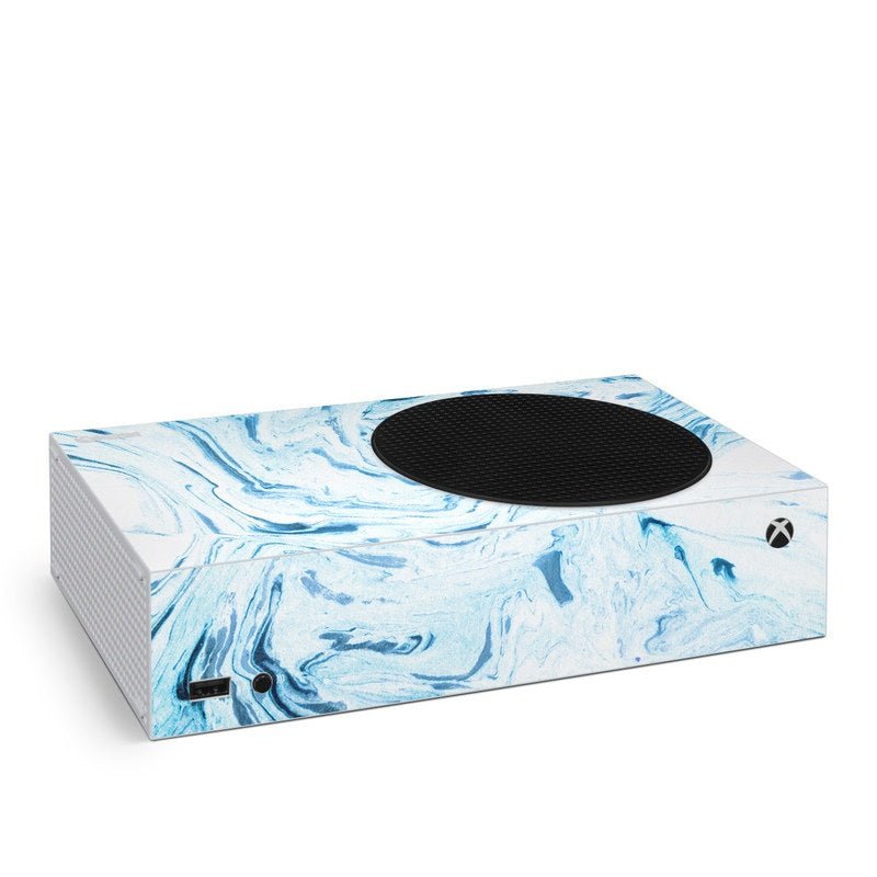 Azul Marble - Microsoft Xbox Series S Skin - Marble Collection - DecalGirl