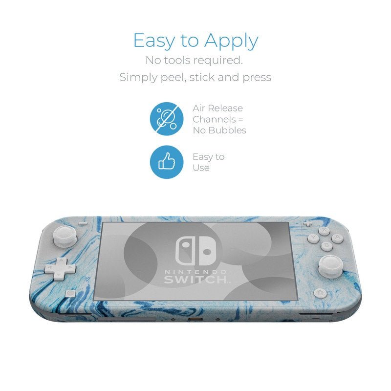 Azul Marble - Nintendo Switch Lite Skin - Marble Collection - DecalGirl