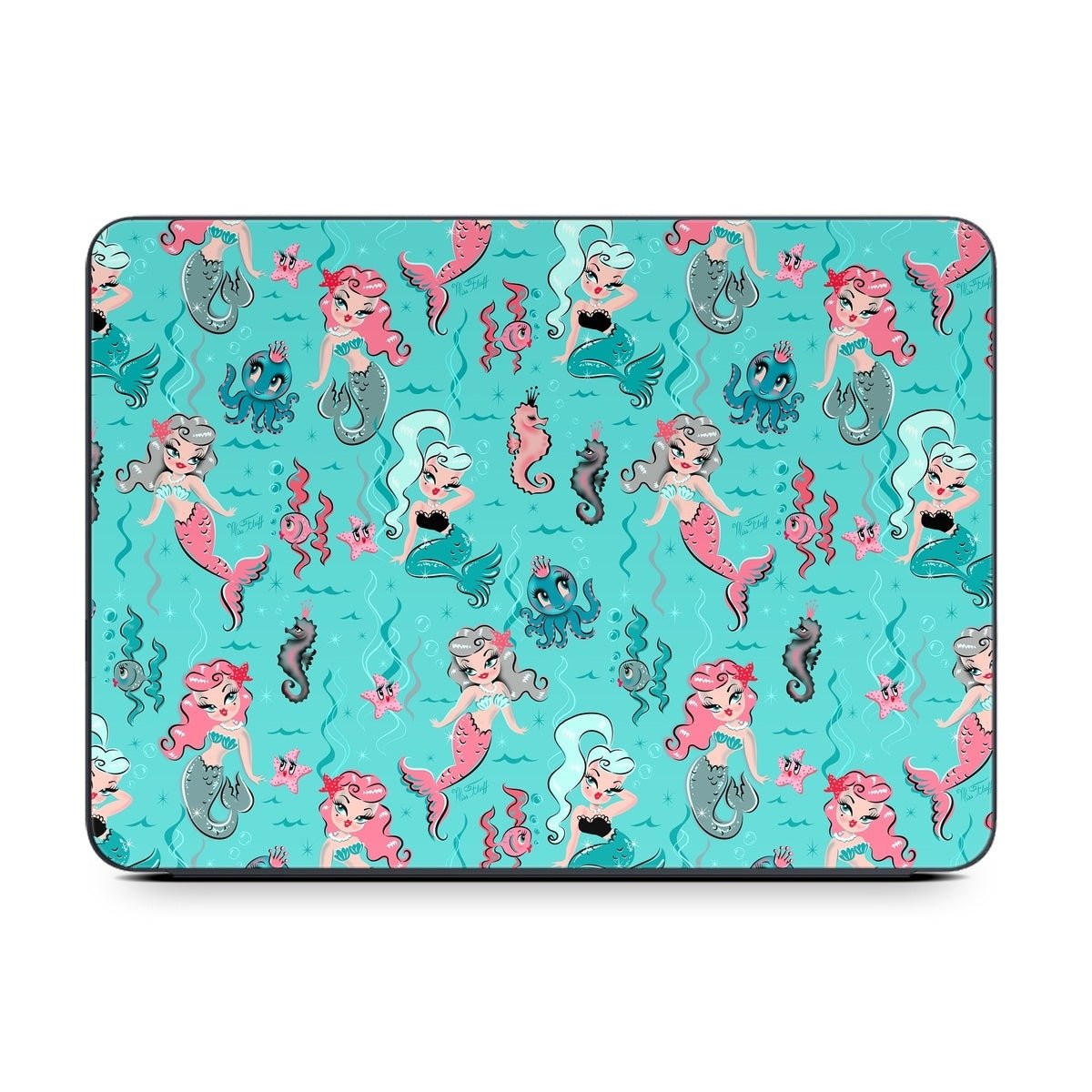 Babydoll Mermaids - Apple Smart Keyboard Folio Skin - Fluff - DecalGirl