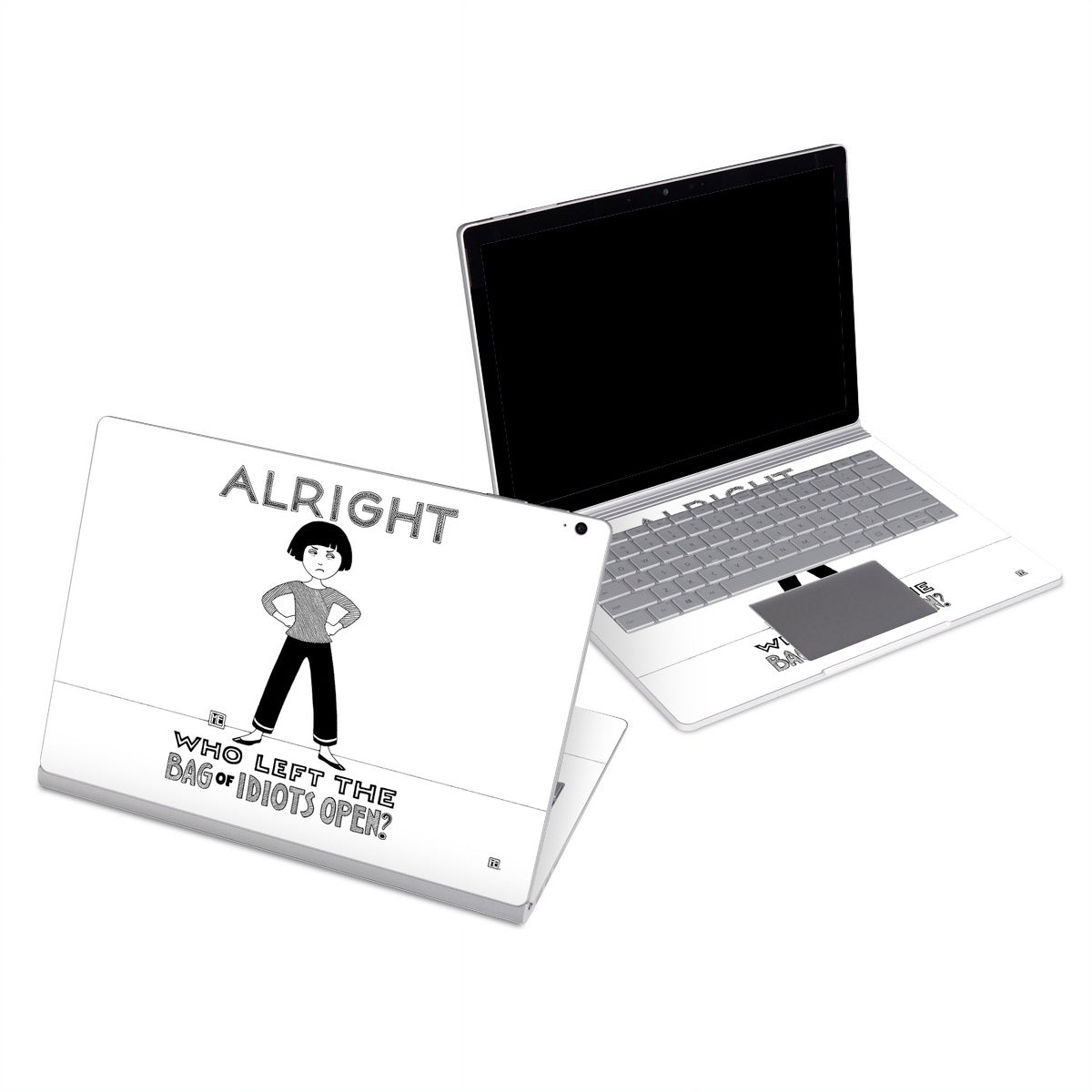 Bag of Idiots - Microsoft Surface Book Skin - Mary Engelbreit - DecalGirl