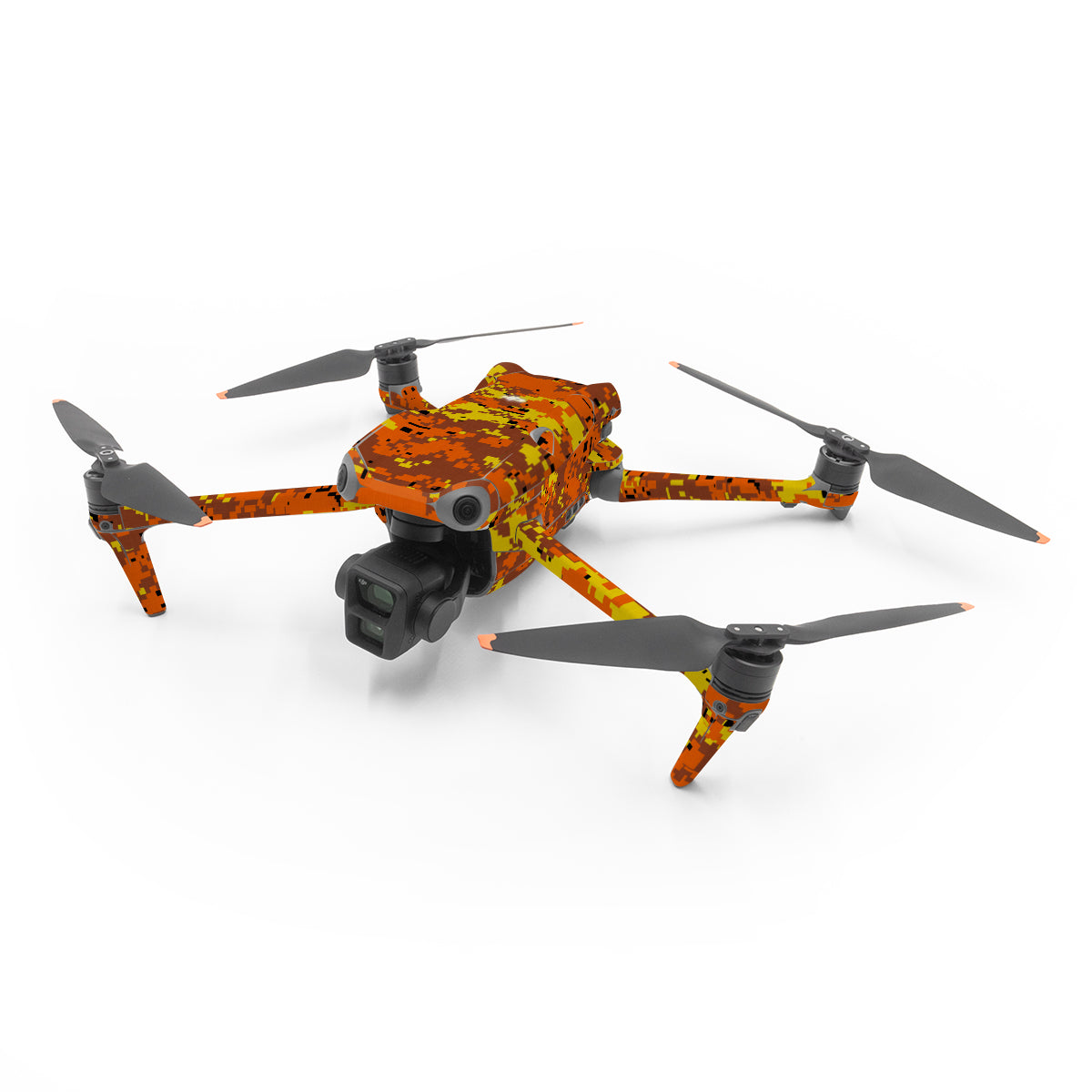 Digital Orange Camo - DJI Air 3 Skin