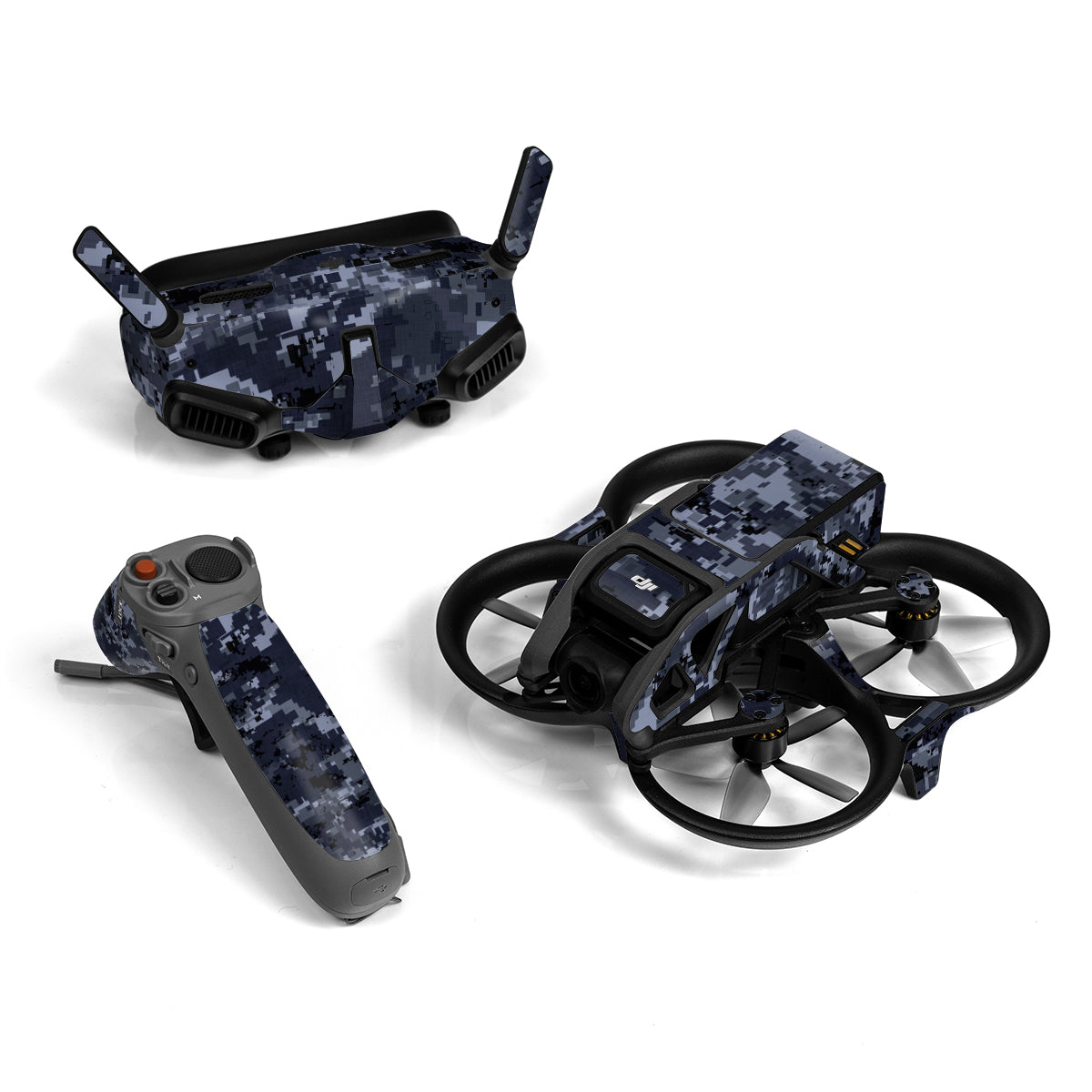 Digital Navy Camo - DJI Avata Skin