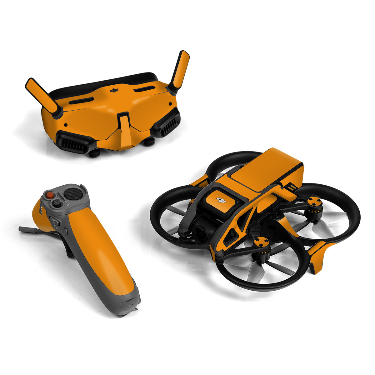 Solid State Orange - DJI Avata Skin