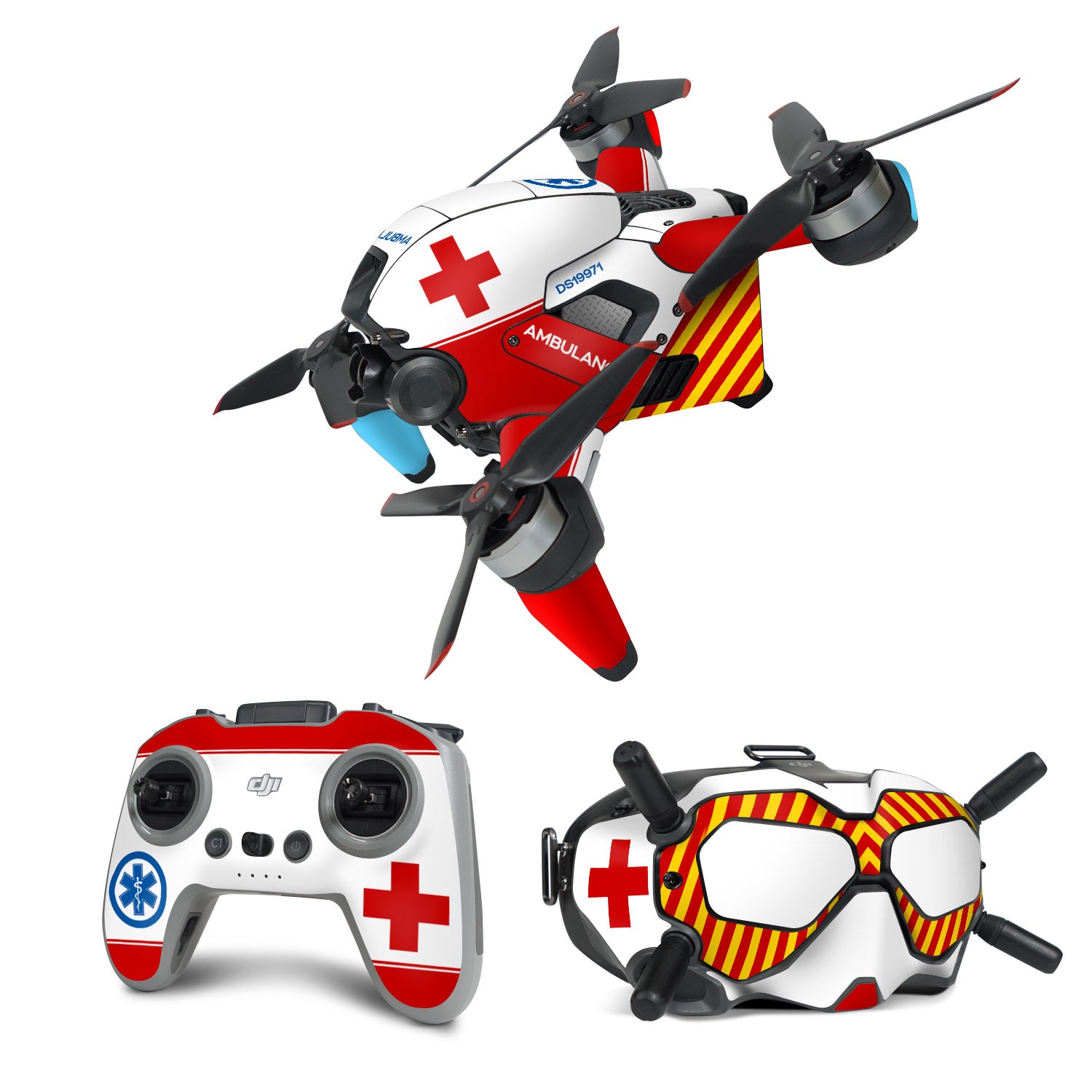 Alert - DJI FPV Combo Skin