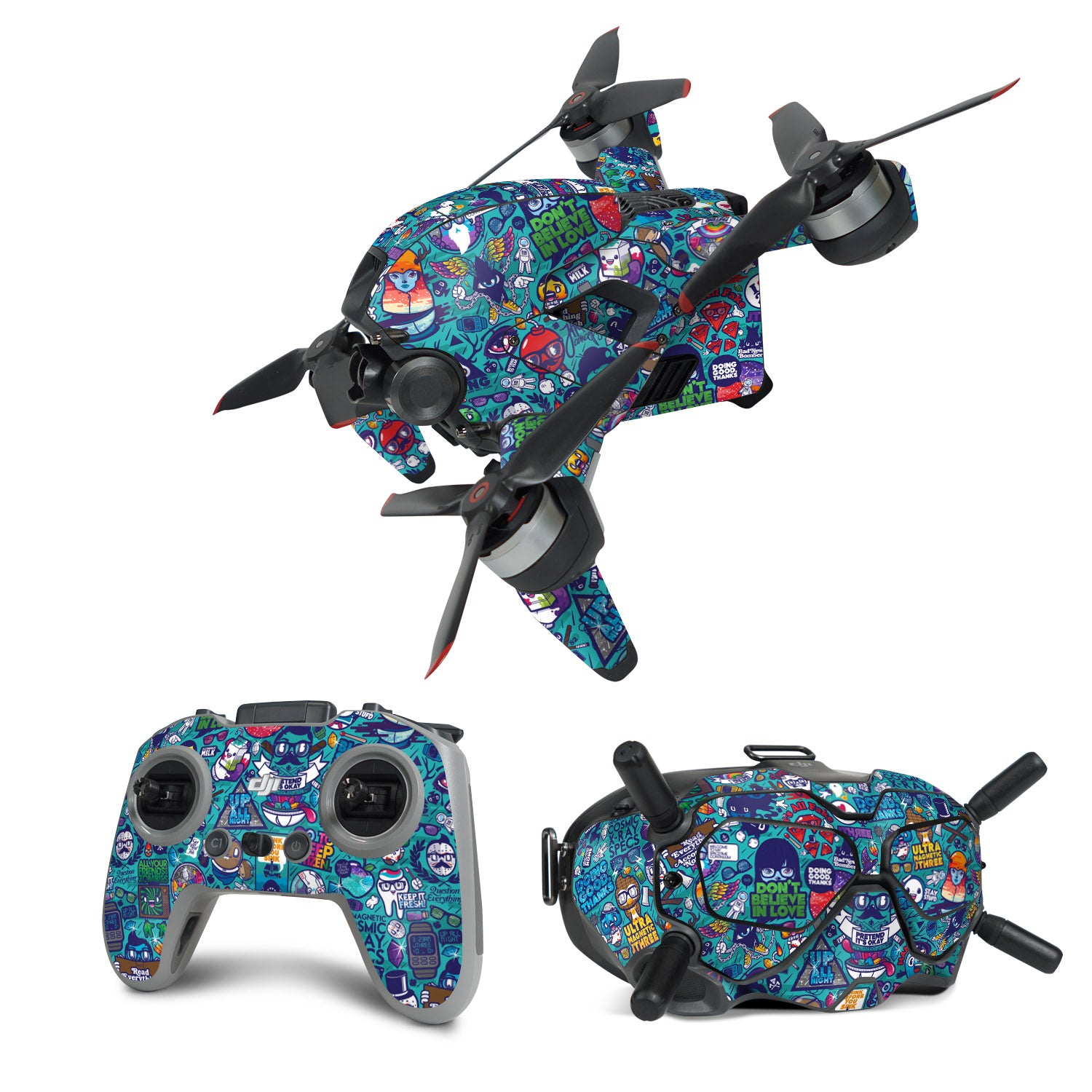 Cosmic Ray - DJI FPV Combo Skin