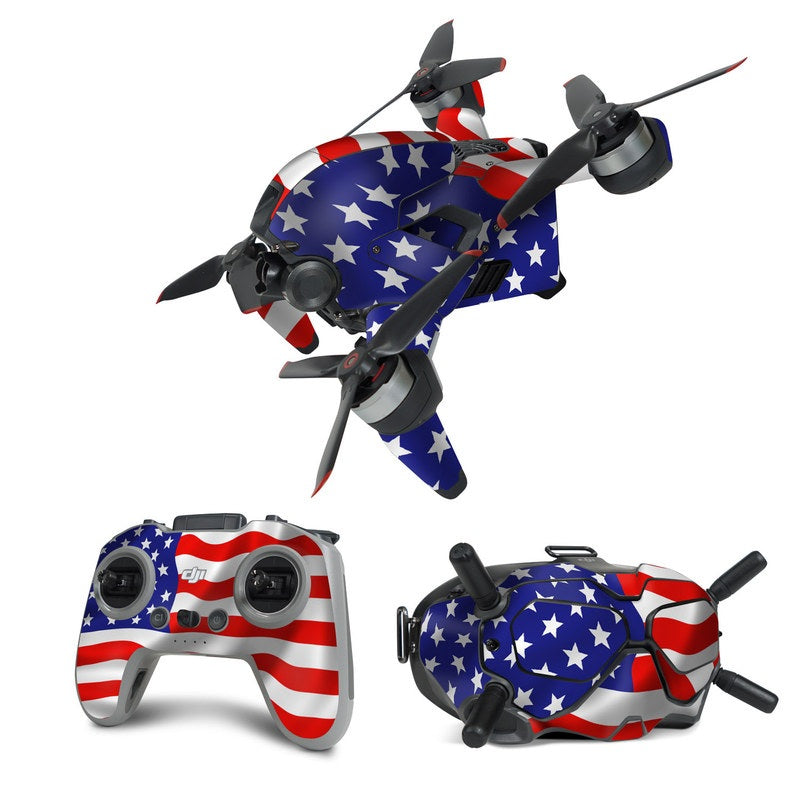 USA Flag - DJI FPV Combo Skin