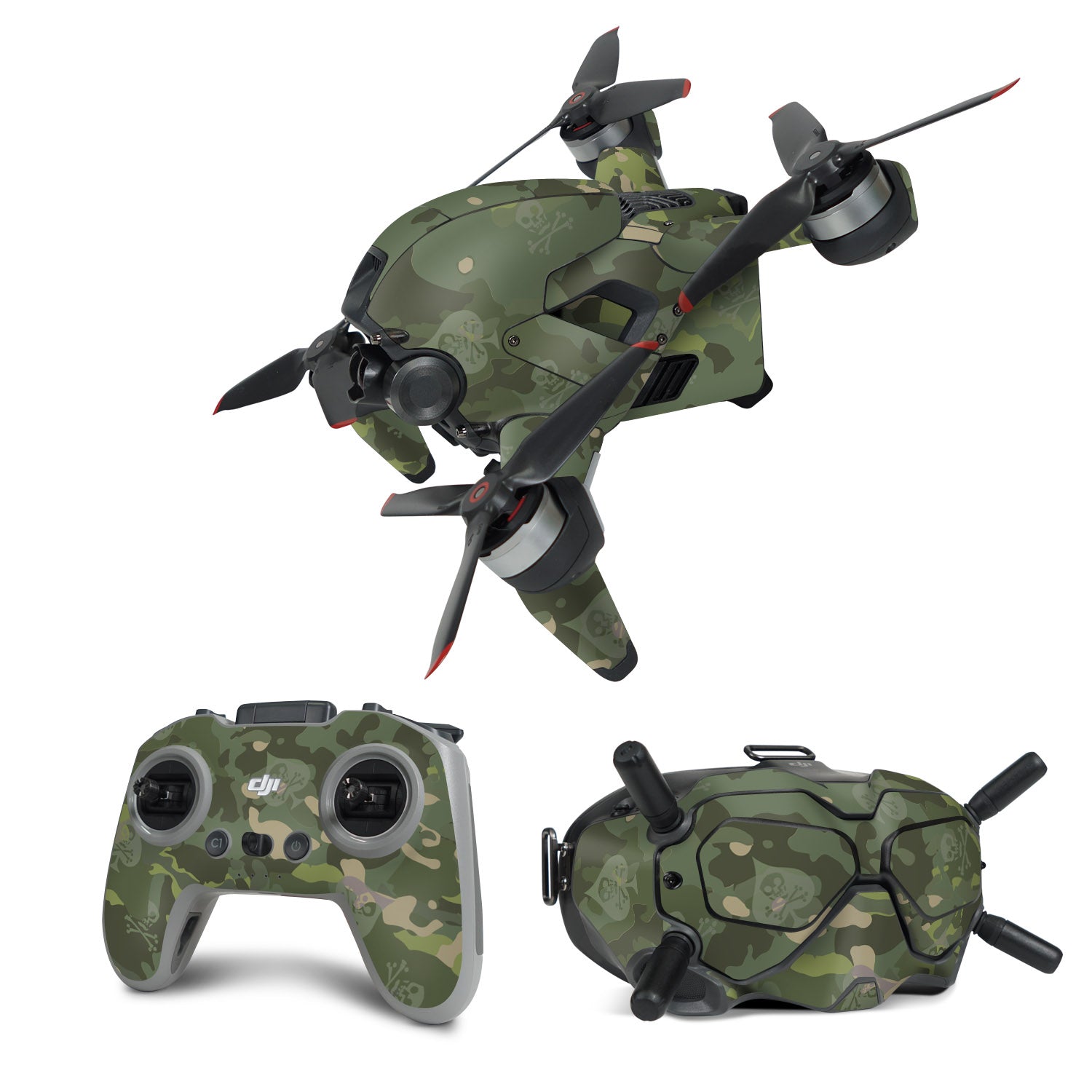 SOFLETE Tropical Multicam - DJI FPV Combo Skin