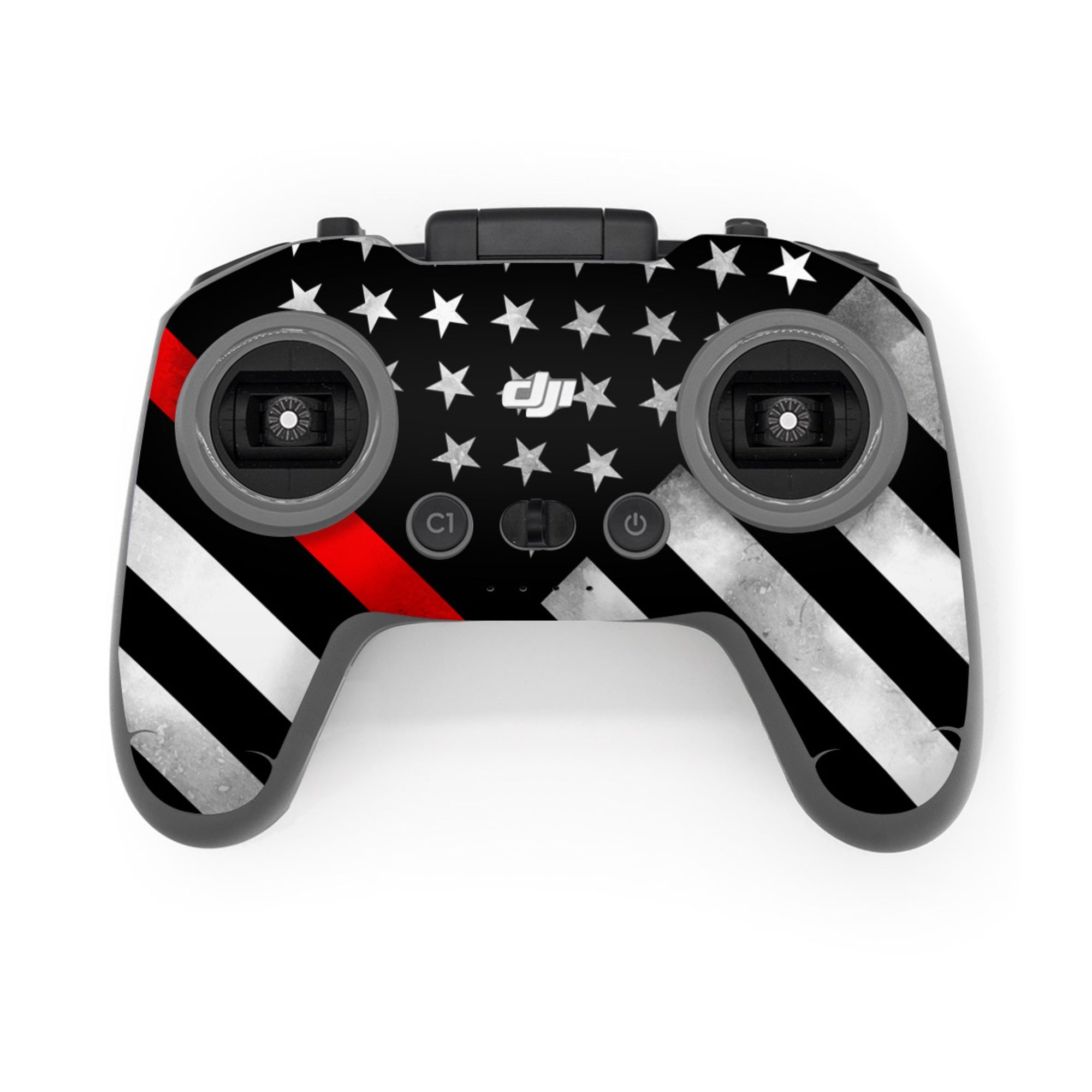 Thin Red Line Hero - DJI FPV Remote Controller 3 Skin